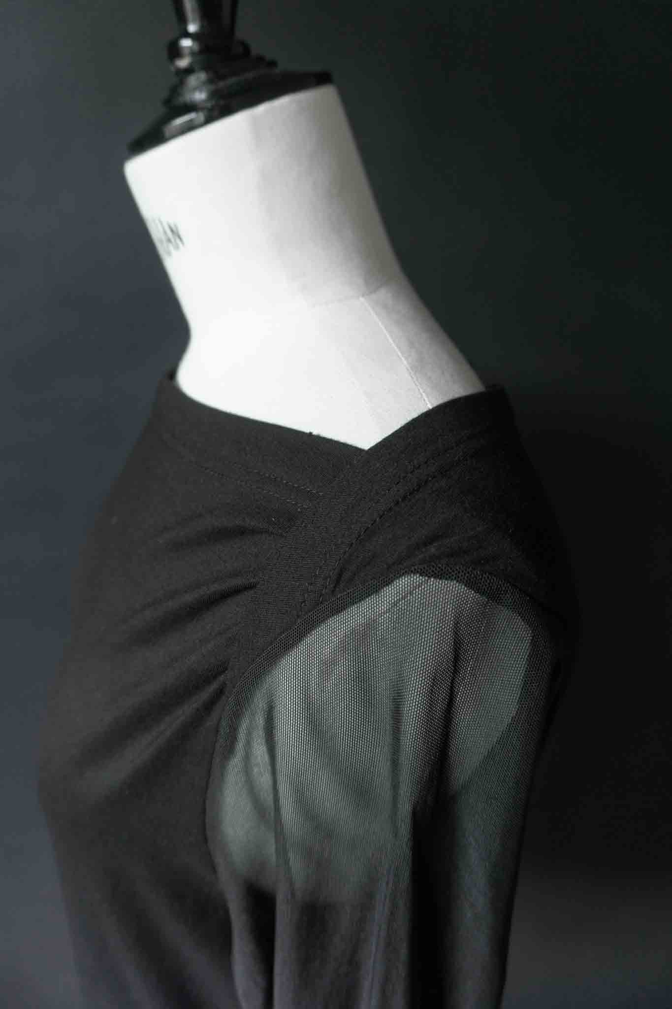 Vintage Betty Barclay Mesh Longsleeve – Minimalist 90s, S–M theplaincircle vintage