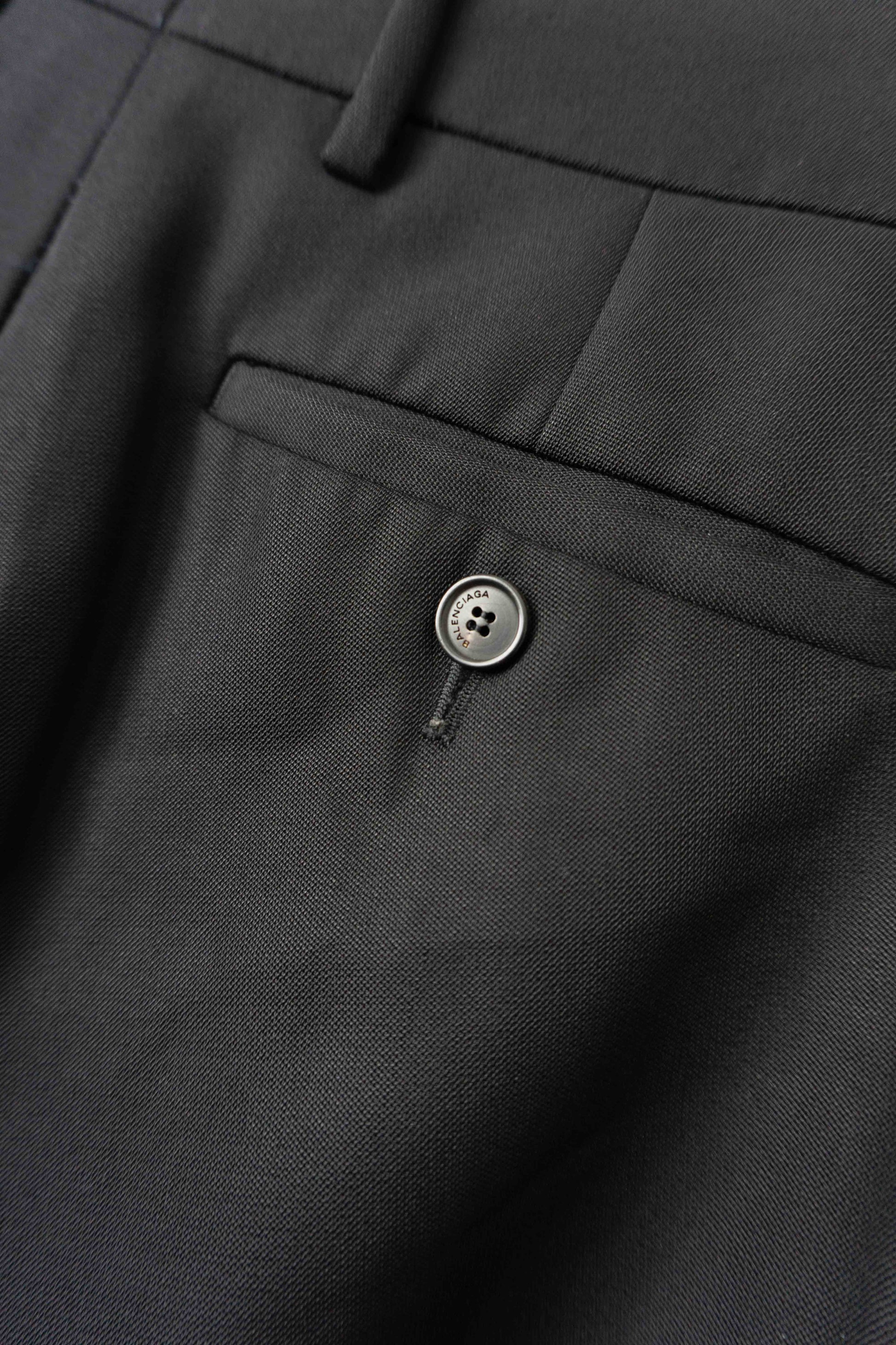 Balenciaga Archetype Hose – Schwarze Tapered Pants, XS theplaincircle vintage