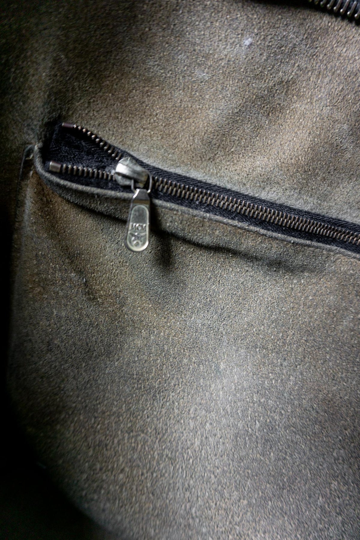 MCM Vintage Shopper aus den 80er Jahren | Schwarze Visetos Monogram Tasche
