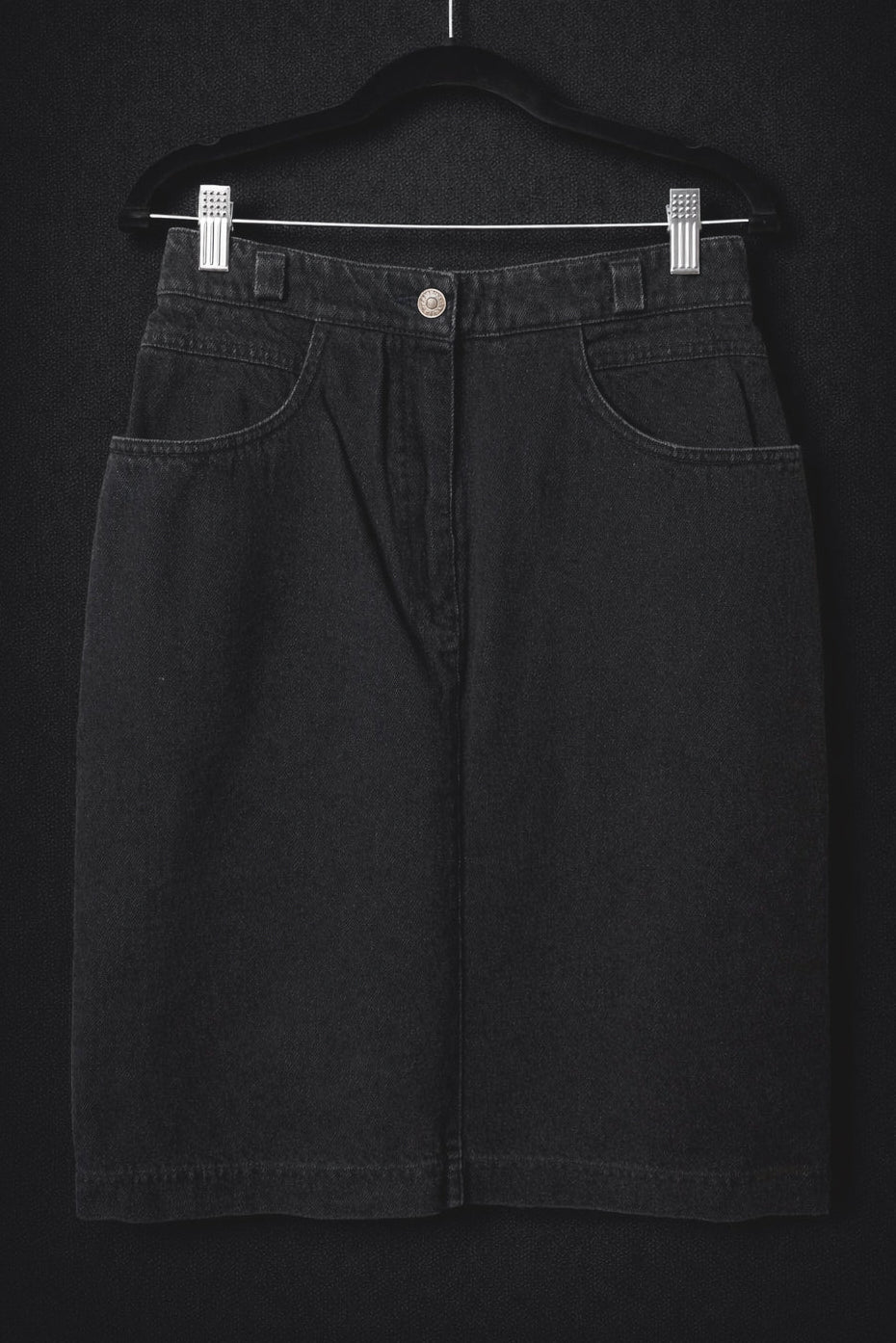 Jeansrock Grau XS theplaincircle vintage