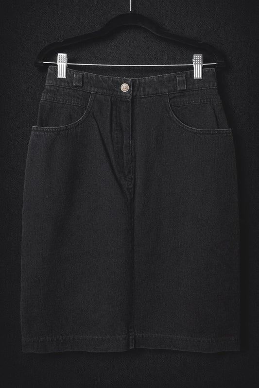 Jeansrock Grau XS theplaincircle vintage