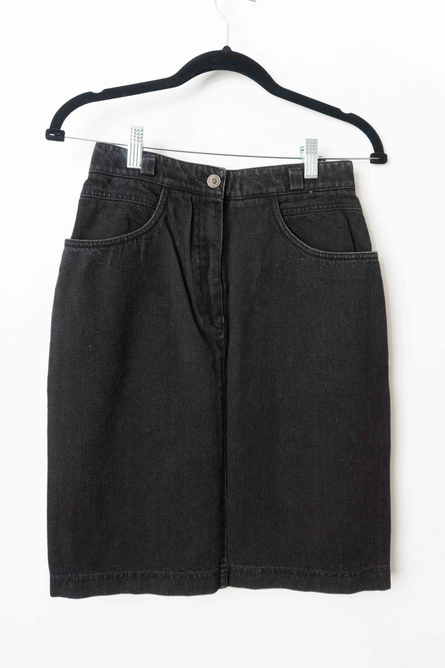 Jeansrock Grau XS theplaincircle vintage
