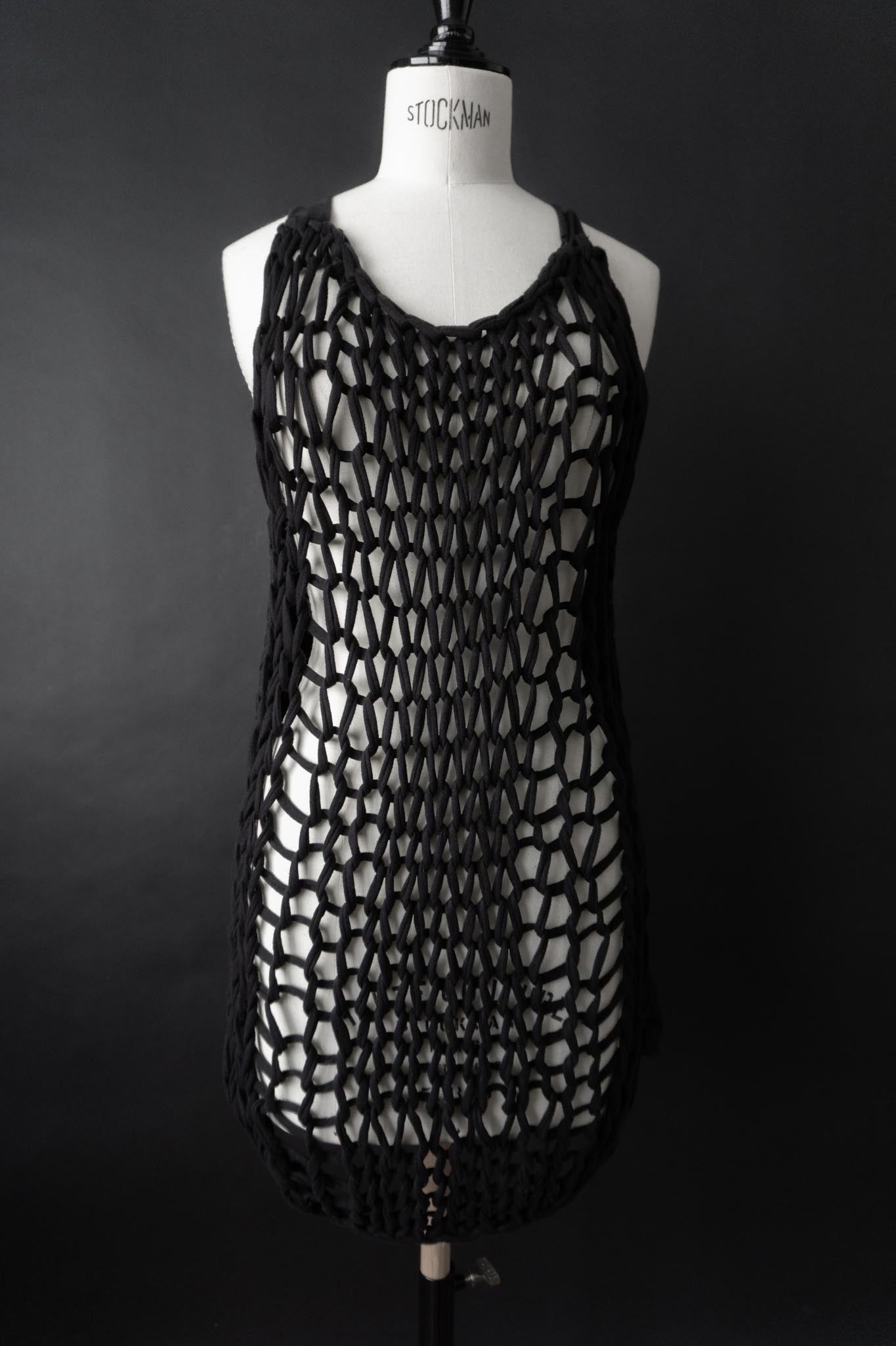 Vintage Tanktop, Grobstrick, Avantgarde, M–L