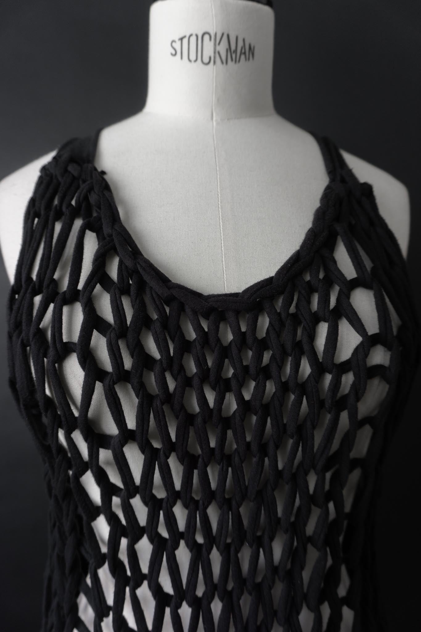 Vintage Tanktop, Grobstrick, Avantgarde, M–L