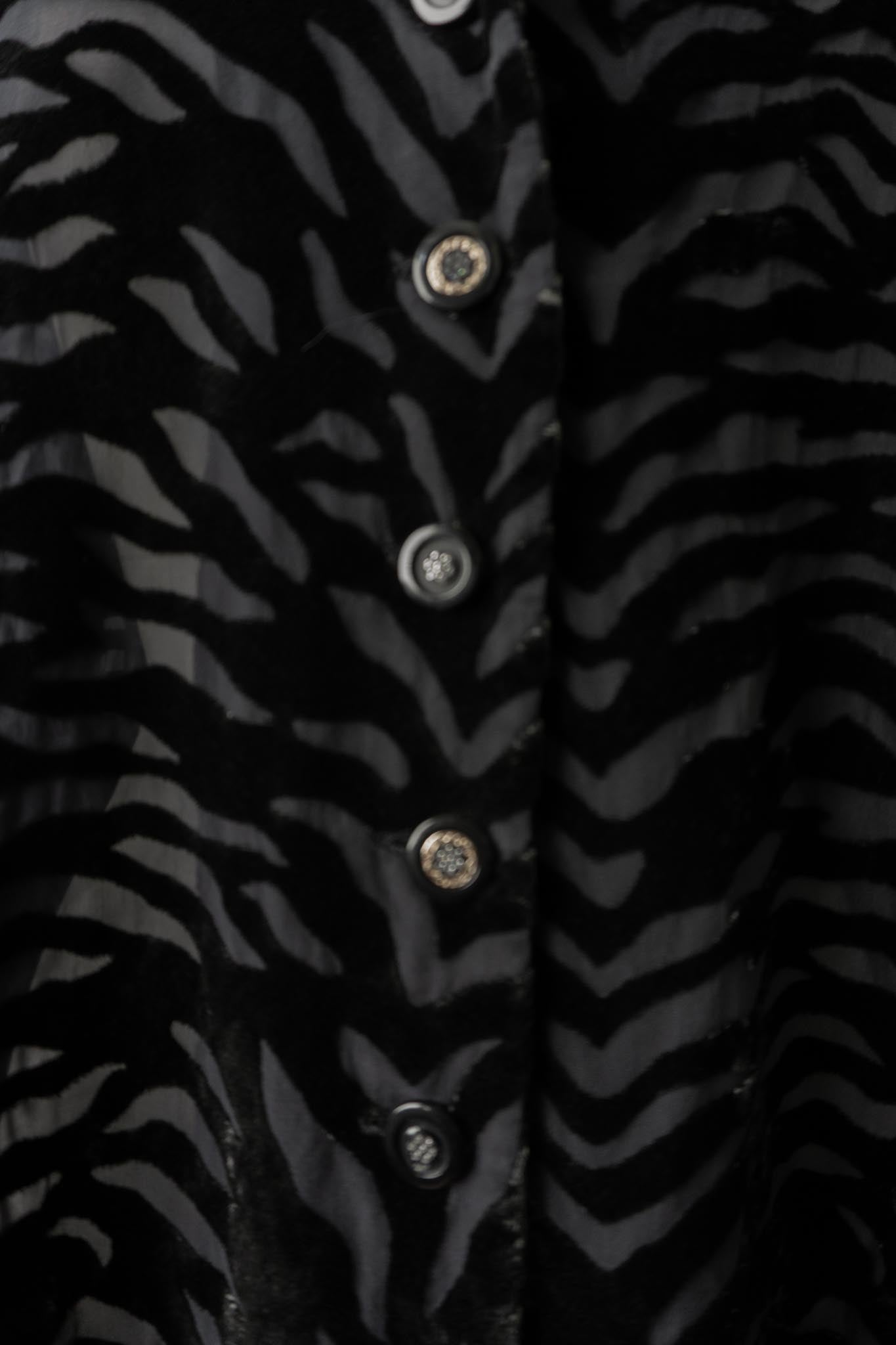 Vintage 90s Bluse, Samt, M–L