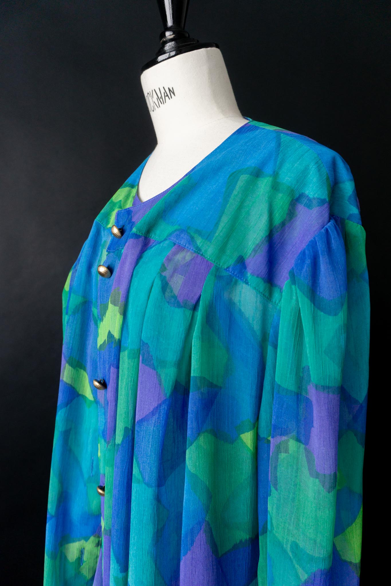 Vintage Givenchy Plus Size Set, Bluse und Top, L–XXL