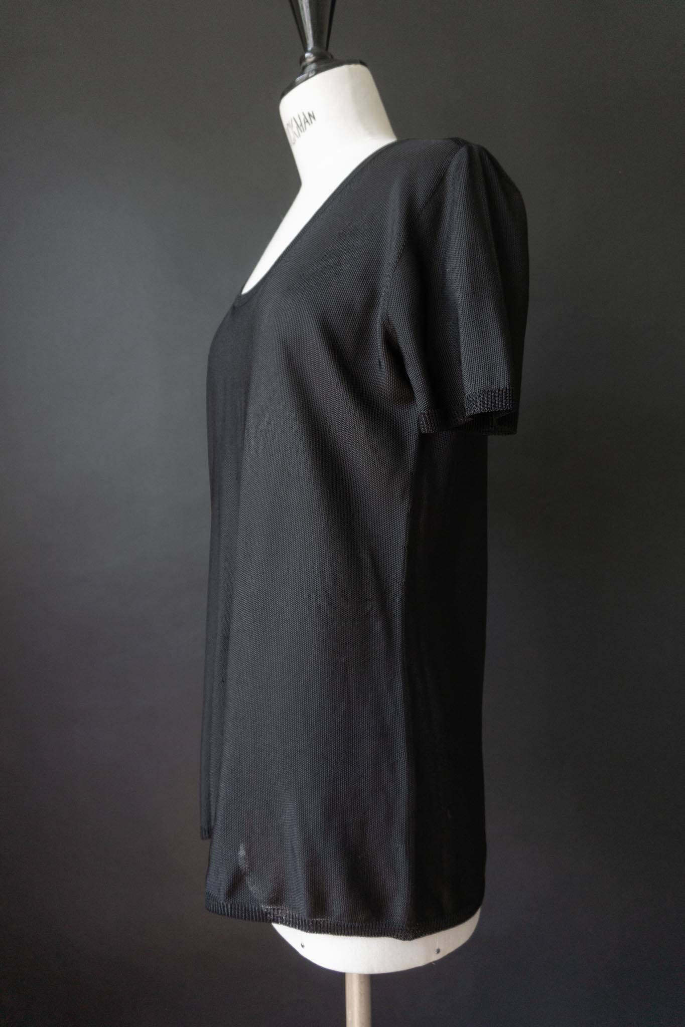 Vintage 90s Max Mara Shirt, Seide, S–M
