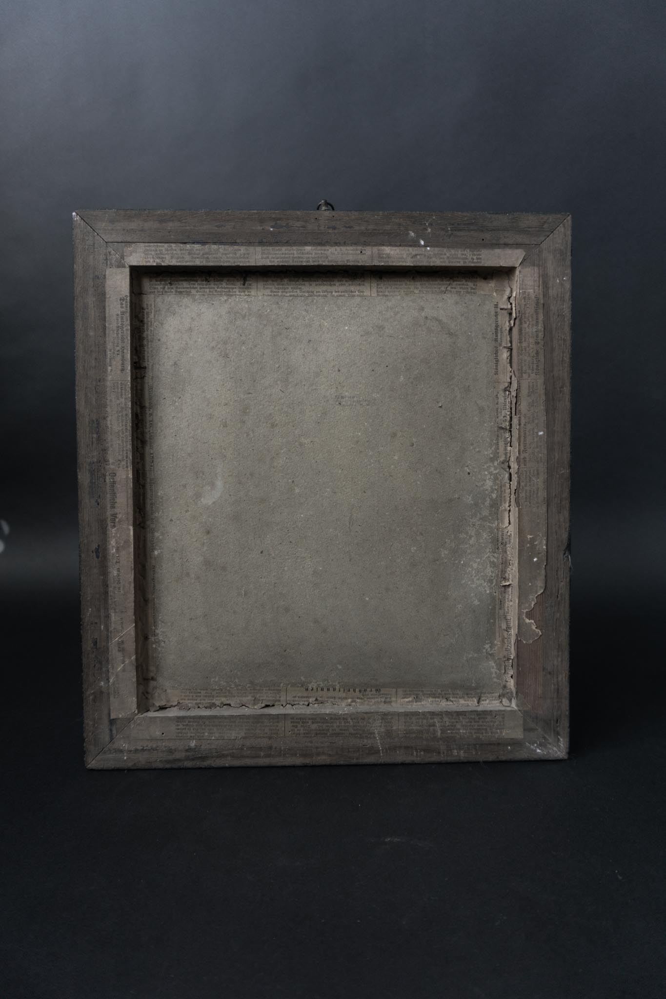 Antikes Porträt im originalen schwarzen Rahmen | ca. 1880–1900