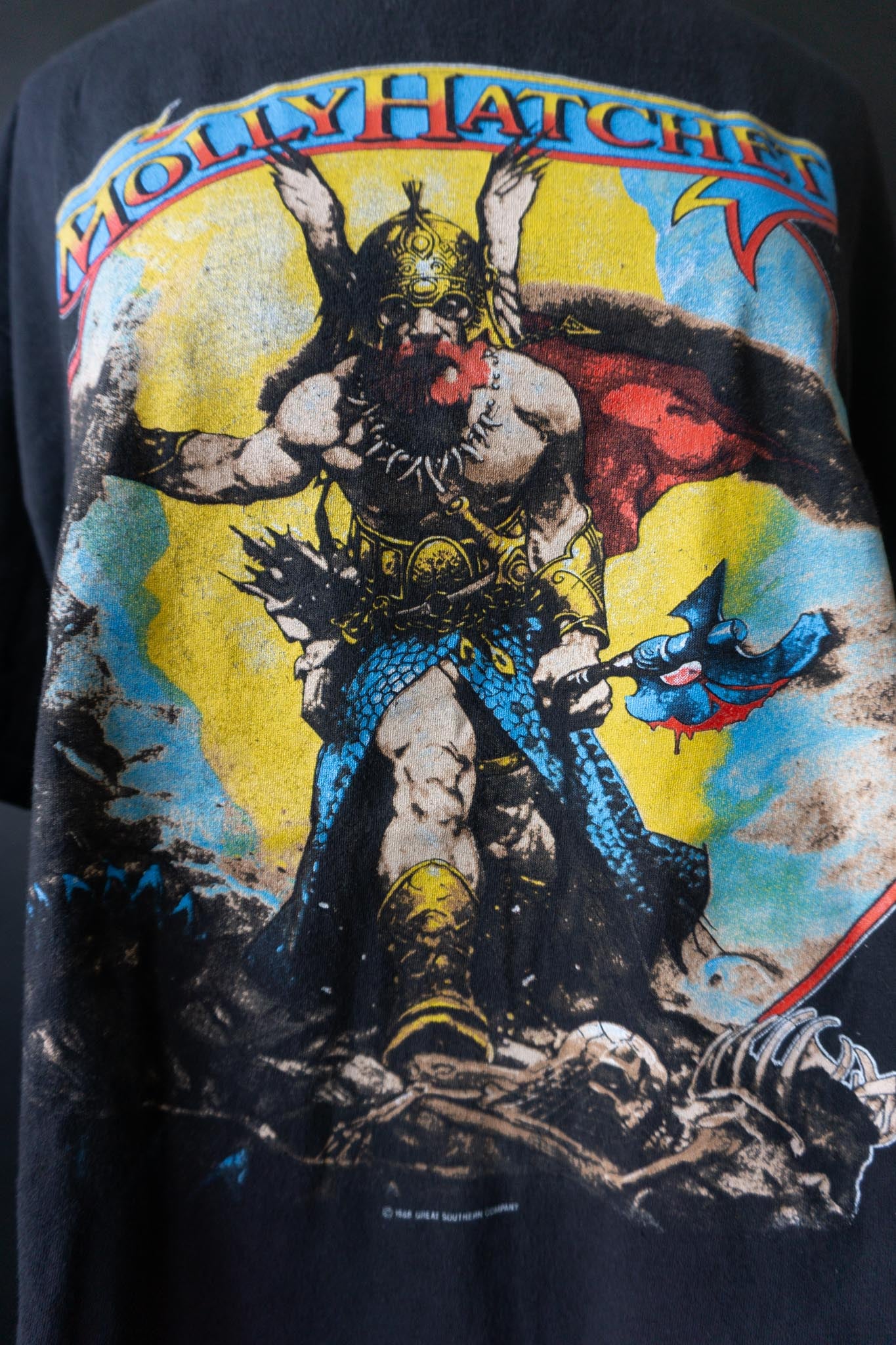 Vintage Bandshirt 1988 Molly Hatchet, L