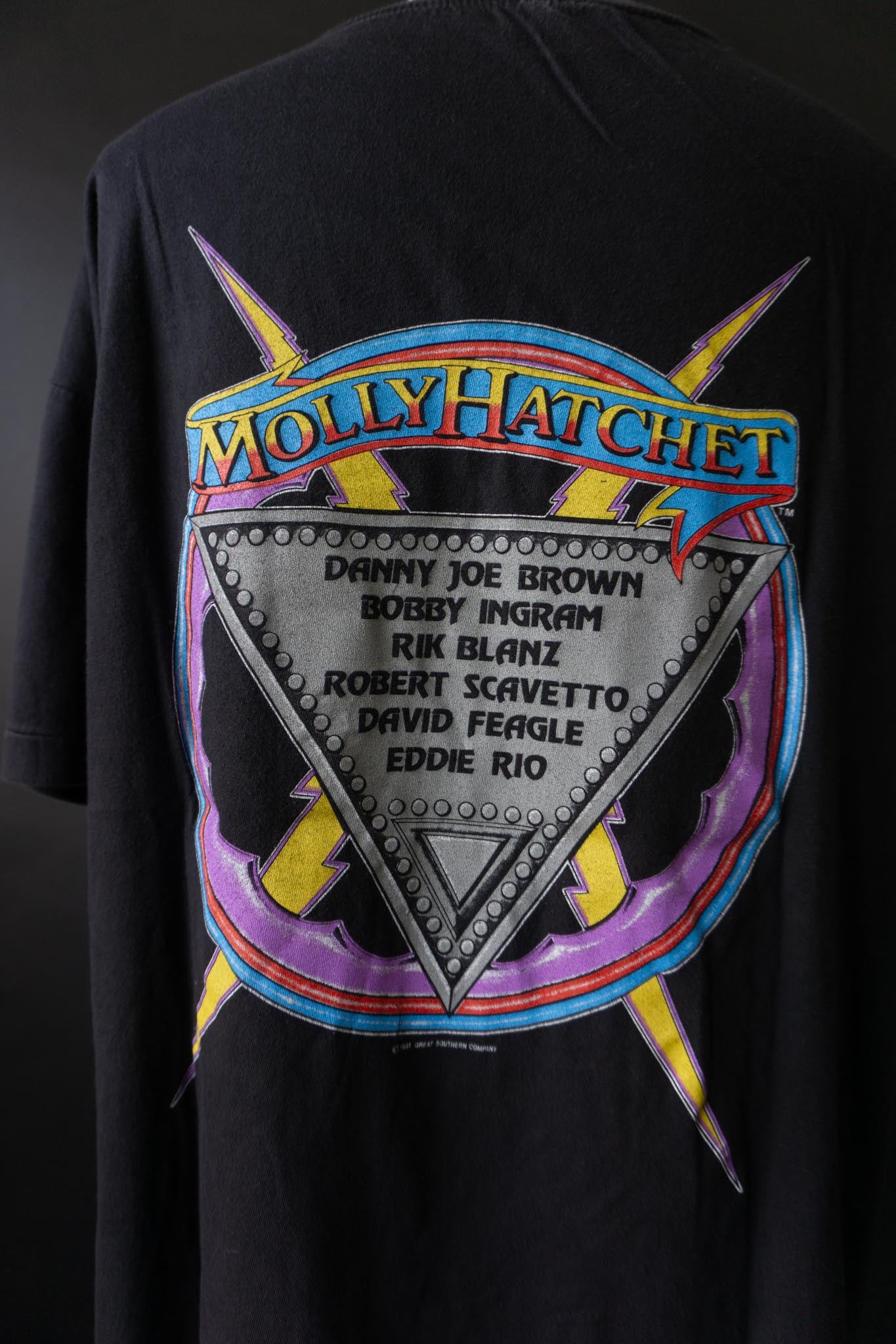 Vintage Bandshirt 1988 Molly Hatchet, L