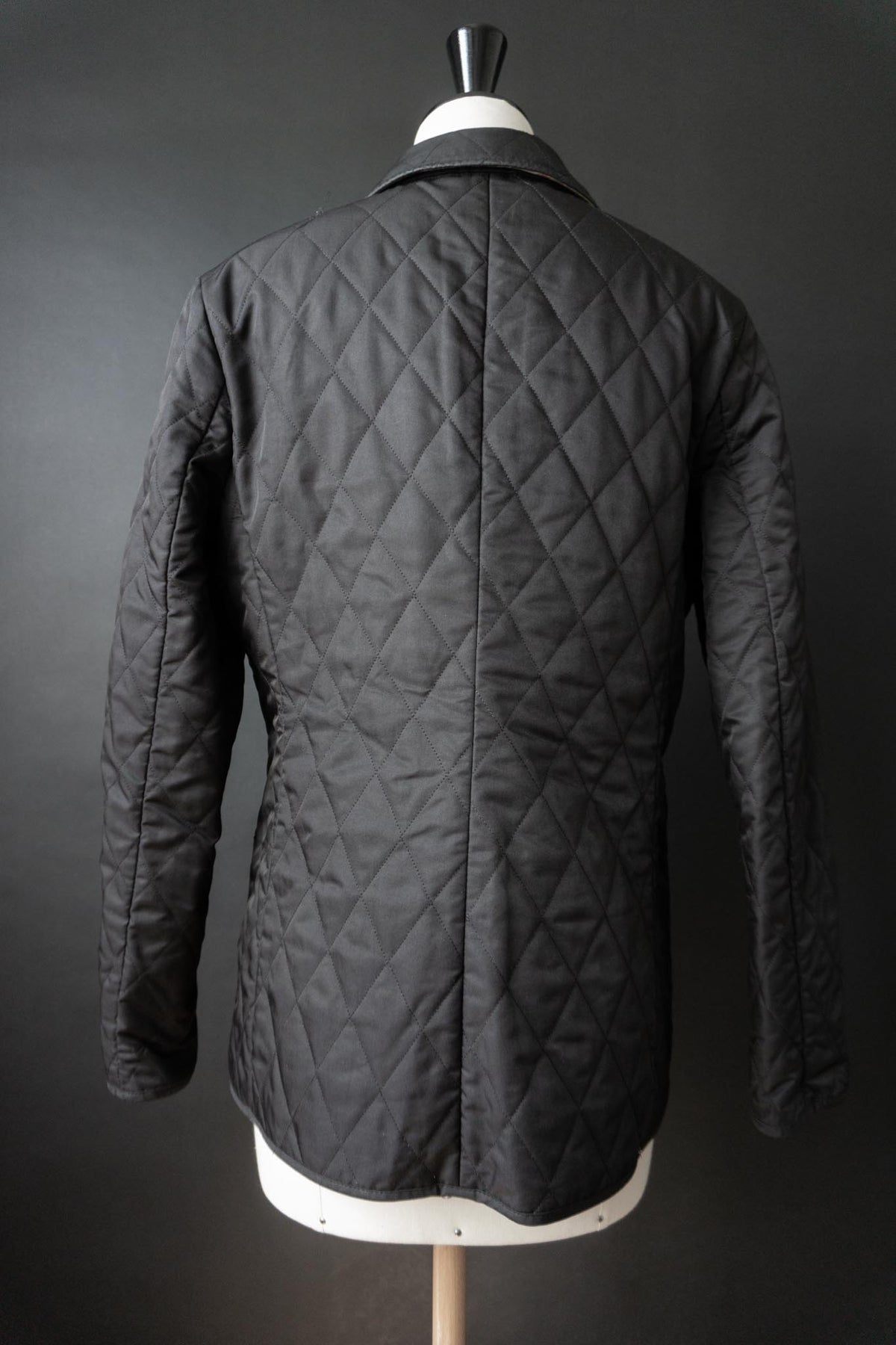 Vintage Burberry Steppjacke, Schwarz, S–M
