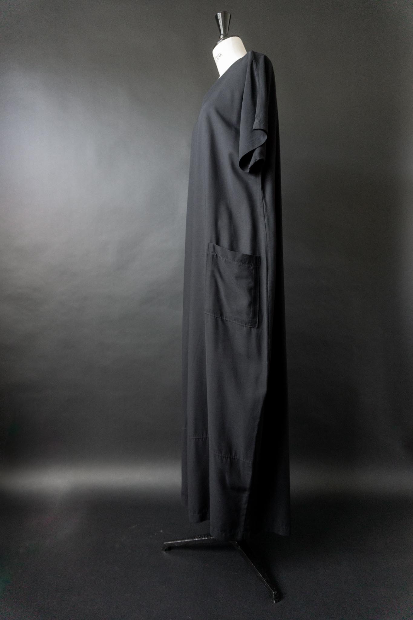 Vintage Avantgarde Maxikleid, M–XL