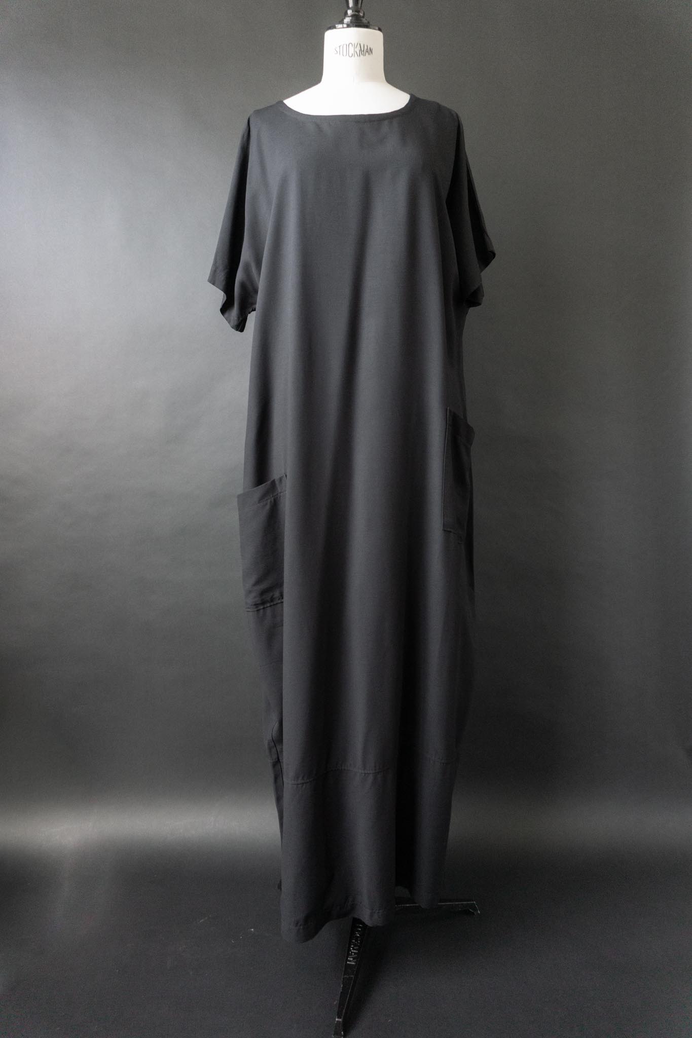 Vintage Avantgarde Maxikleid, M–XL