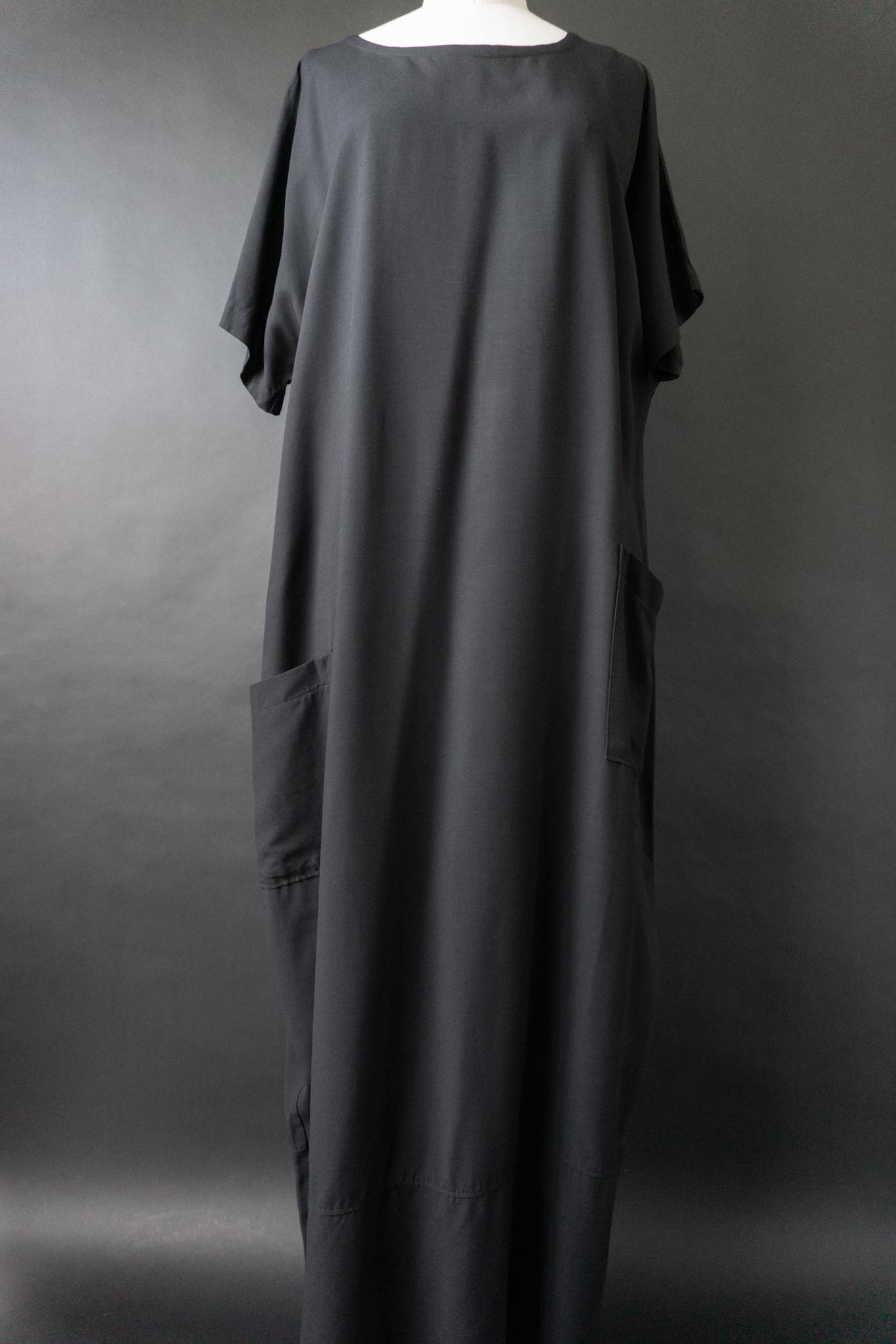 Vintage Avantgarde Maxikleid, M–XL