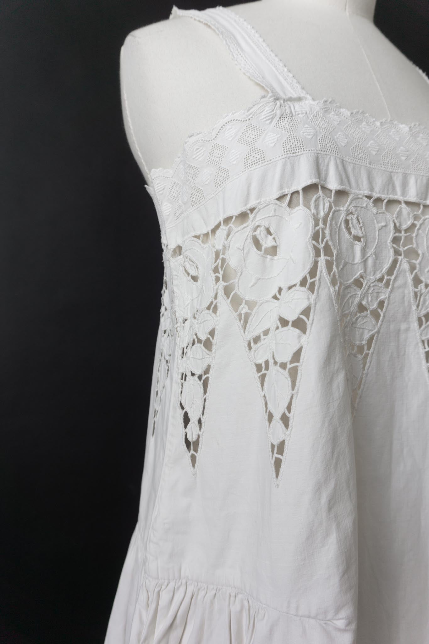 Summer Dress White Antique