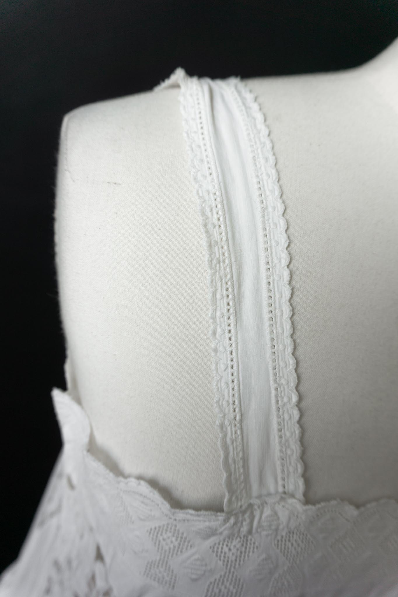 Summer Dress White Antique