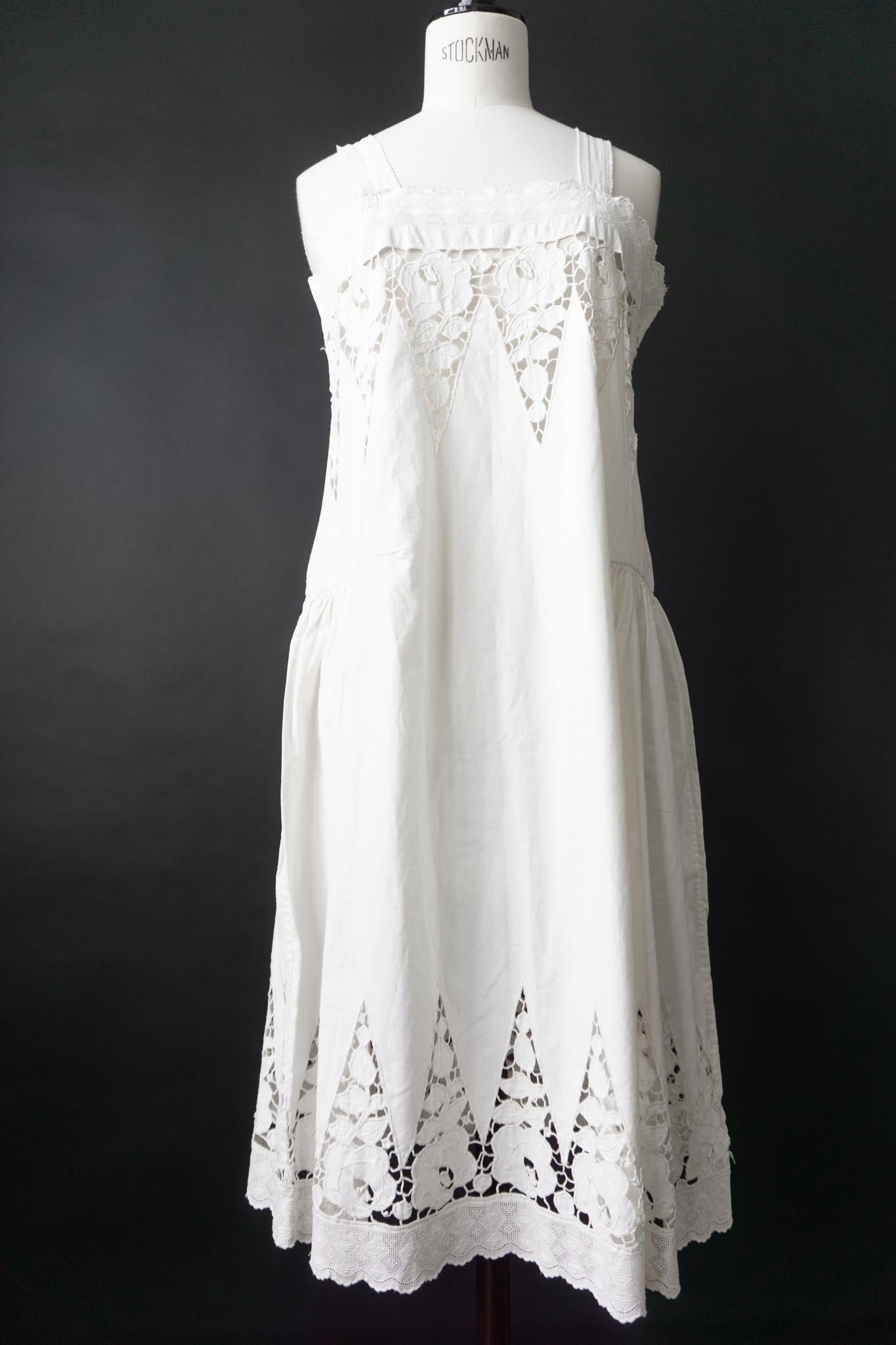 Summer Dress White Antique