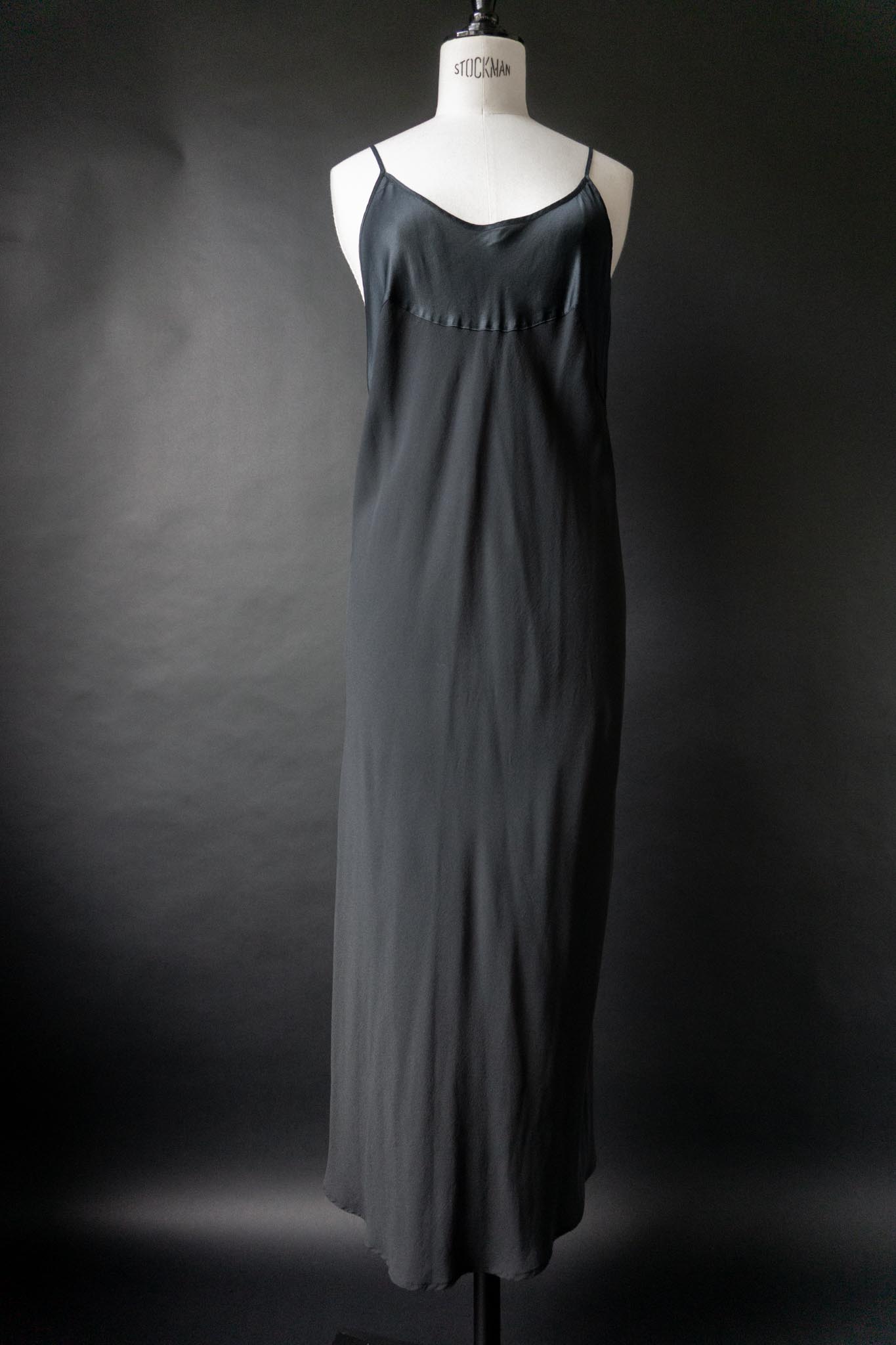 Vintage Slipdress Seide, S–M