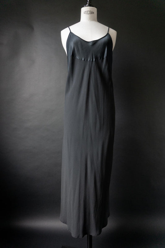 Vintage Slipdress Seide, S–M