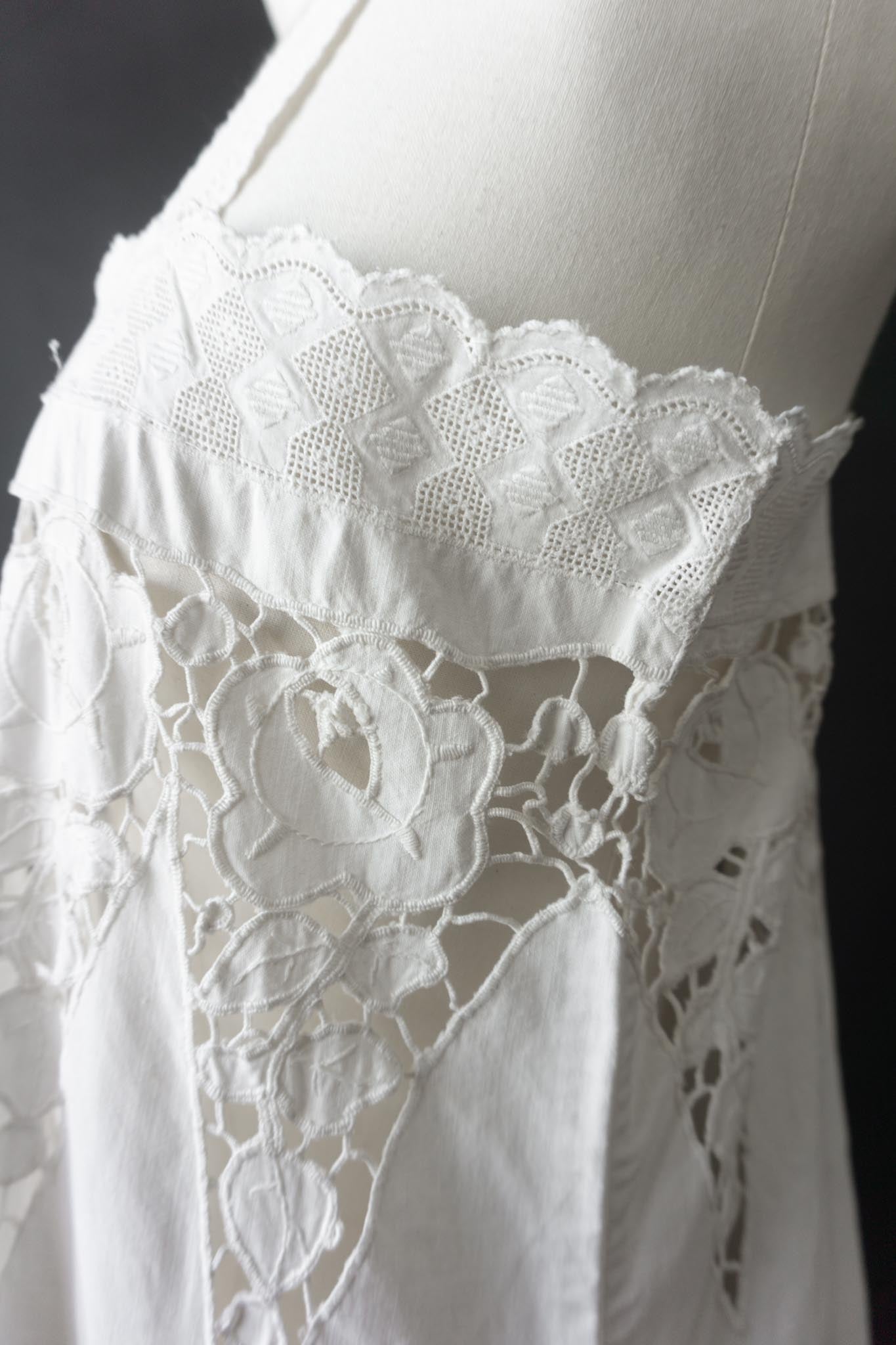 Summer Dress White Antique