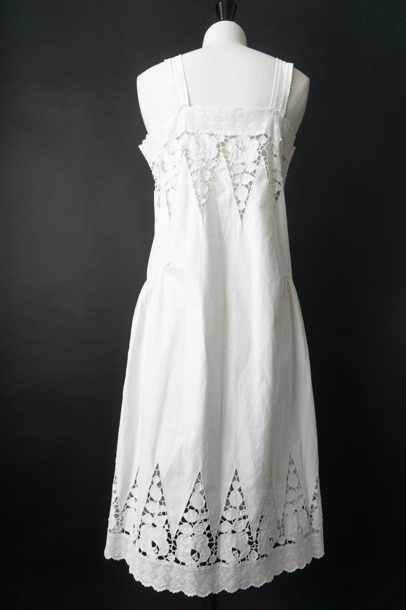 Summer Dress White Antique
