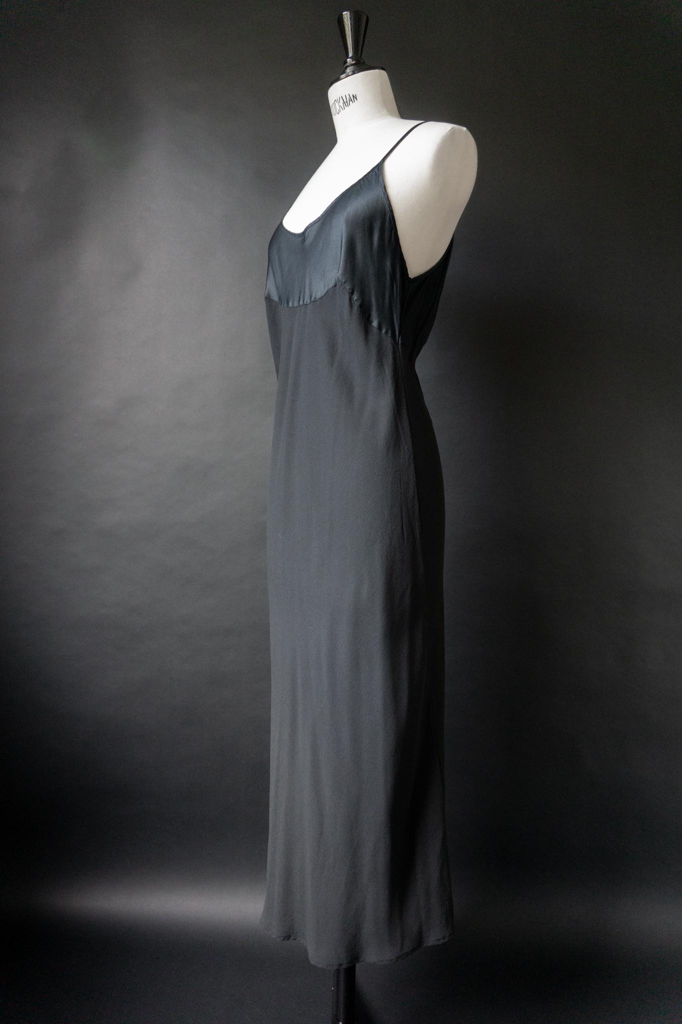 Vintage Slipdress Seide, S–M
