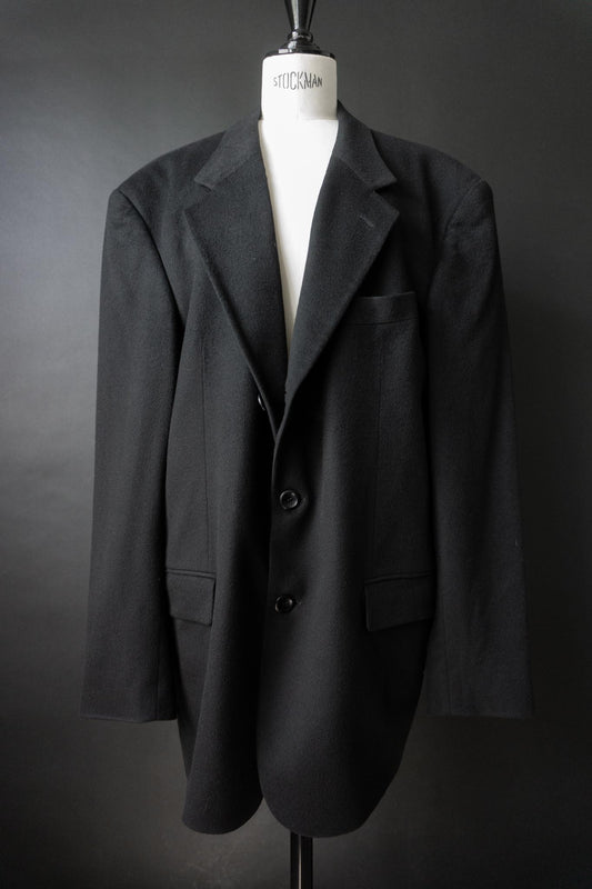 Vintage 80s Hugo Boss Kaschmir Blazer, M–XL