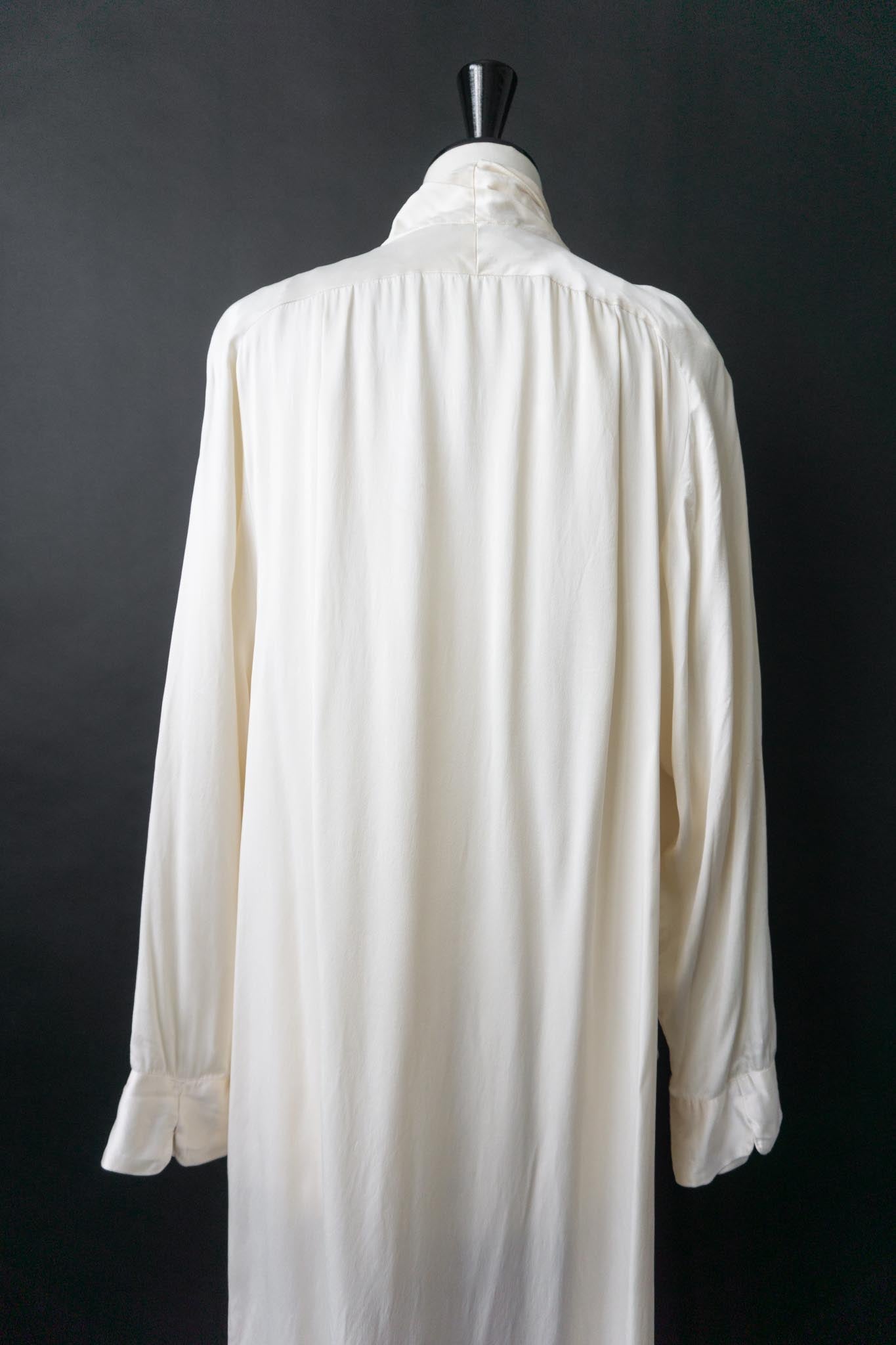Vintage Kimono, Seide, Creme, M–L