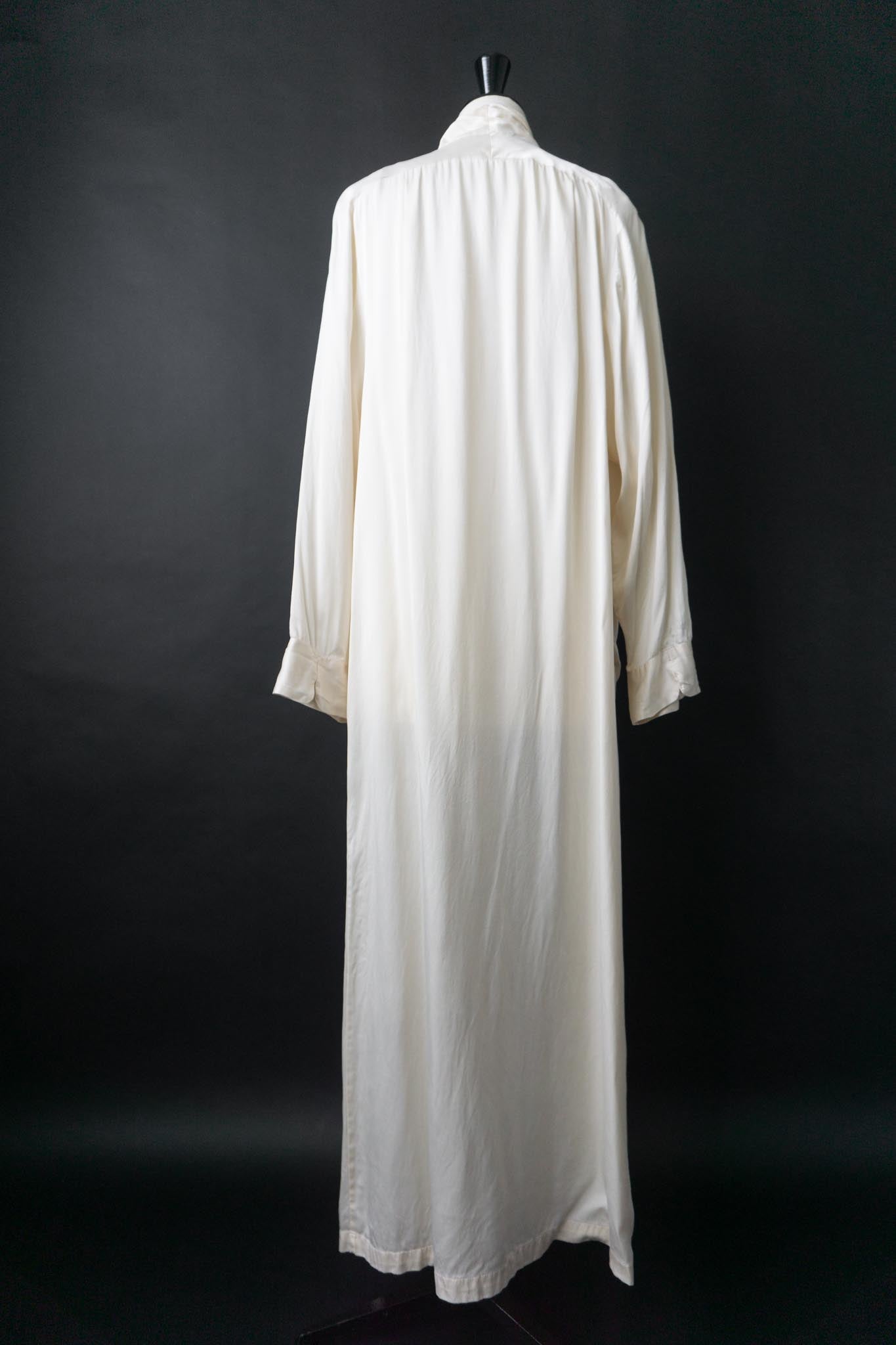 Vintage Kimono, Seide, Creme, M–L