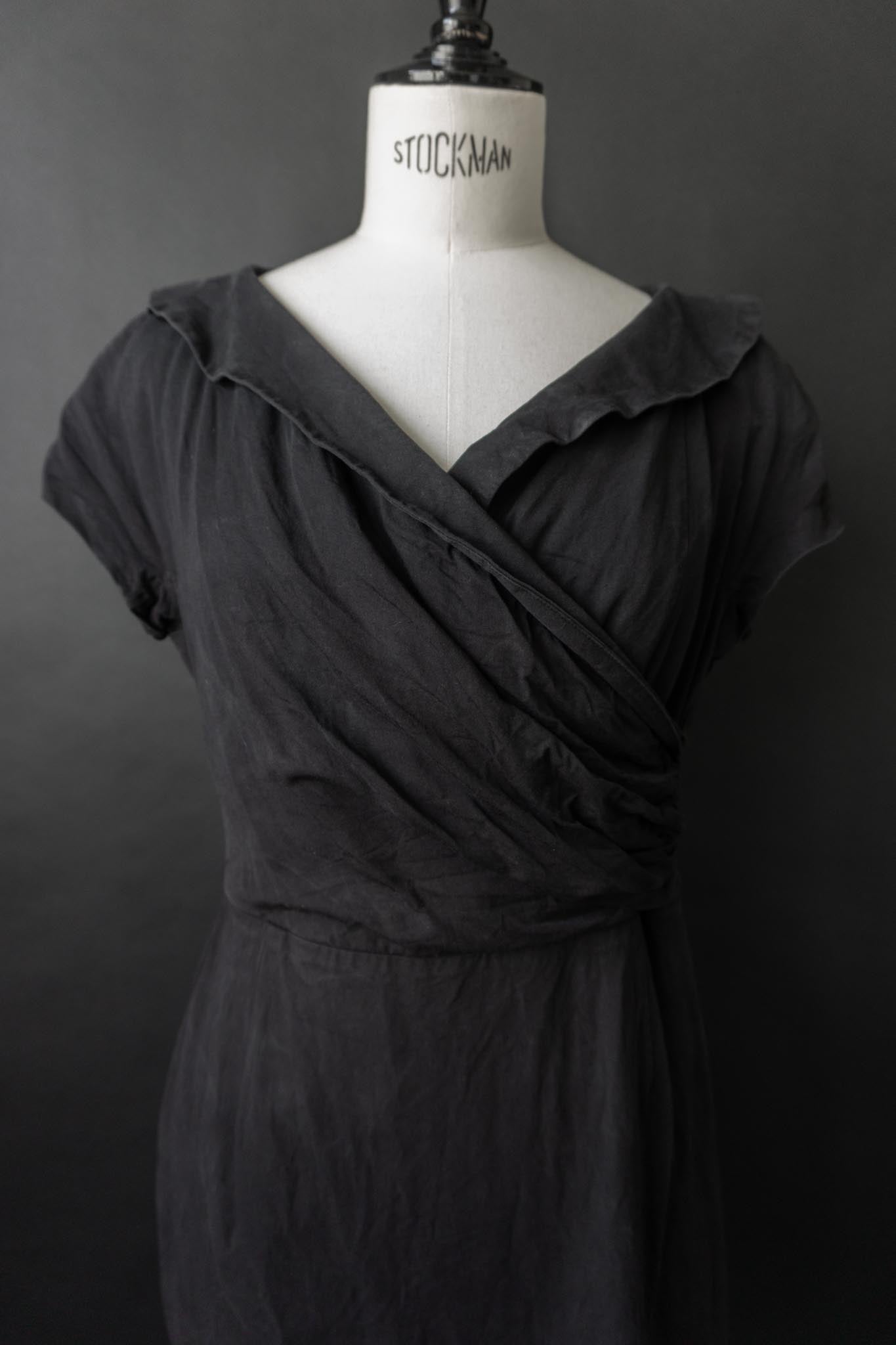 Vintage 80s Minikleid, viskose-Seide, Avantgarde Stil, XS–S