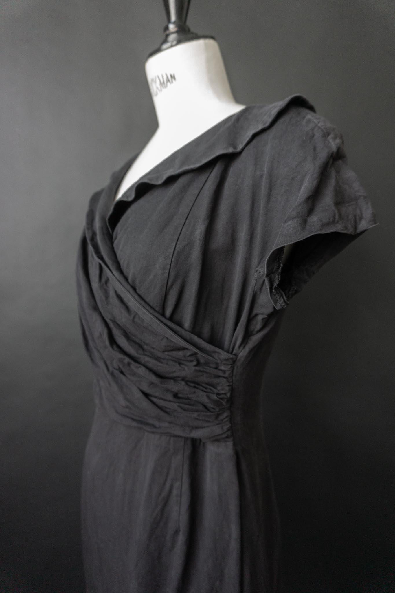 Vintage 80s Minikleid, viskose-Seide, Avantgarde Stil, XS–S