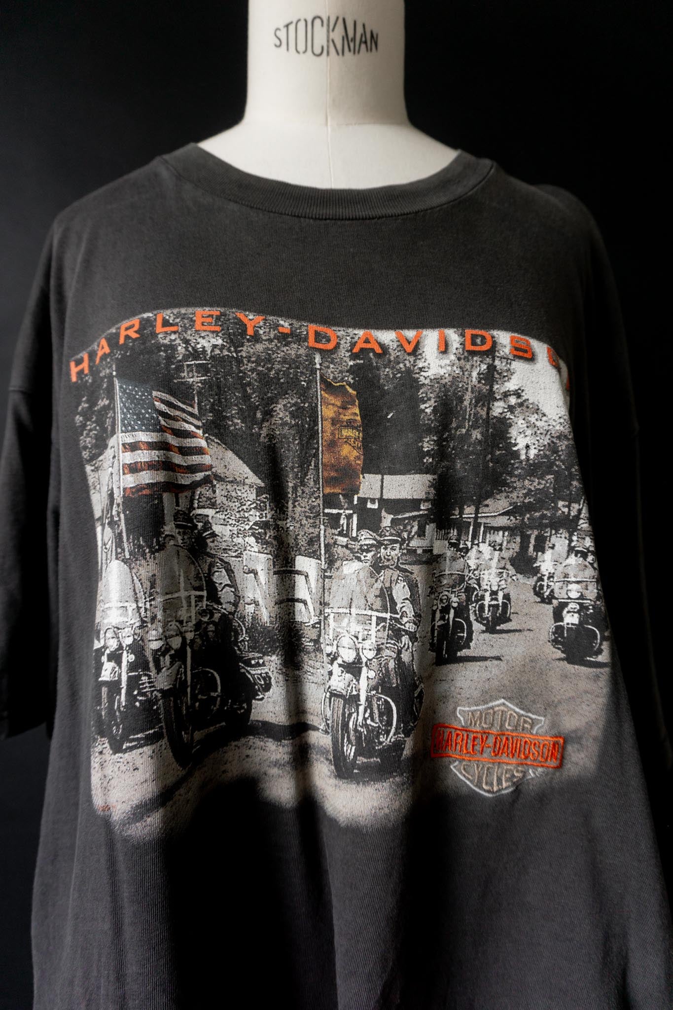 Vintage 1999 Harley-Davidson Cropped T-Shirt, XL