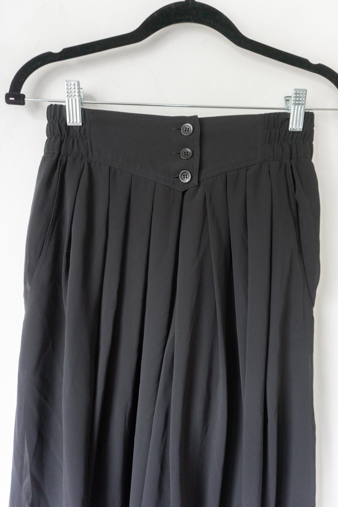 Vintage 80s wide leg Culotte, Hosenrock, S-M theplaincircle vintage