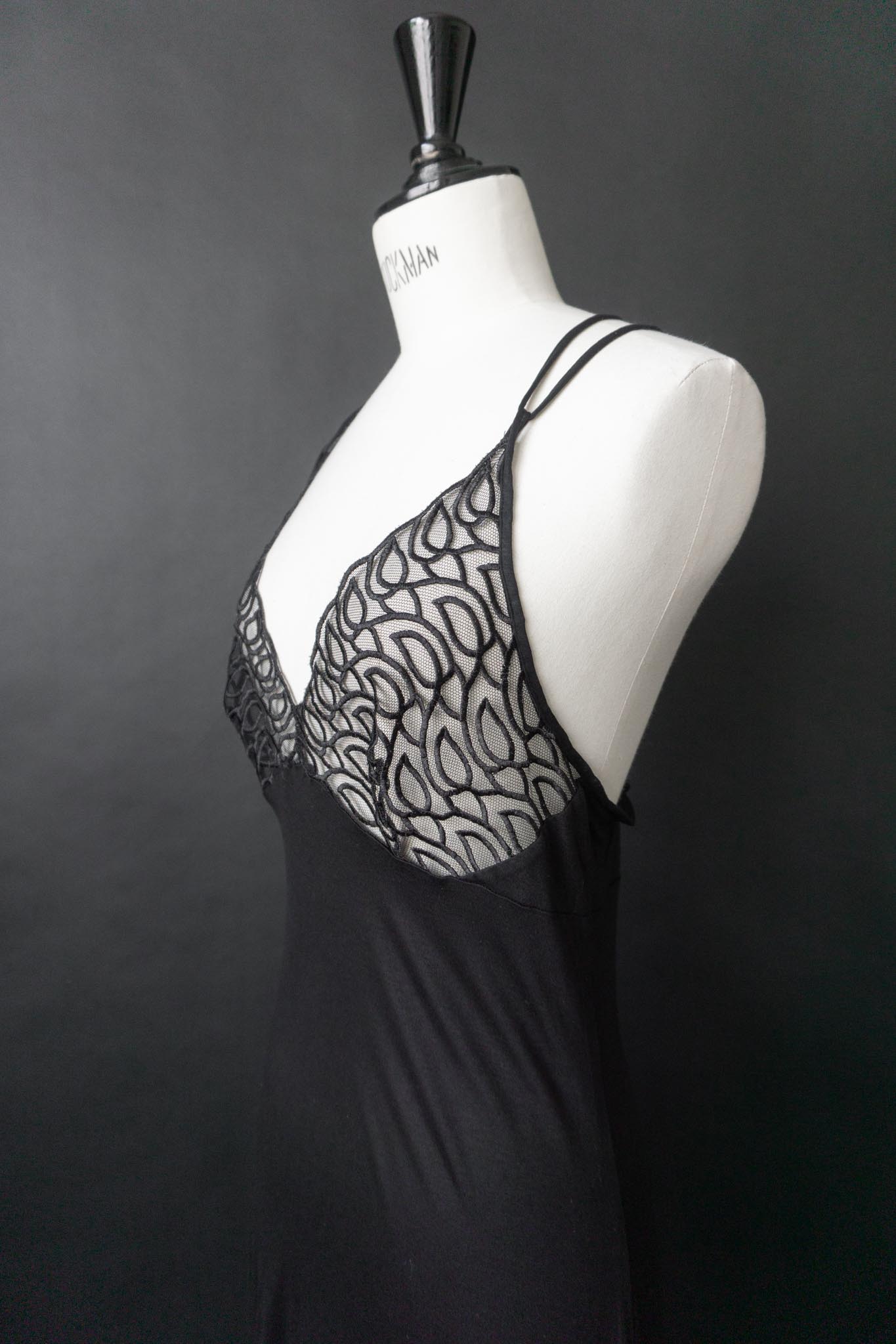 Vintage 90s Slipdress, Jersey, S–M