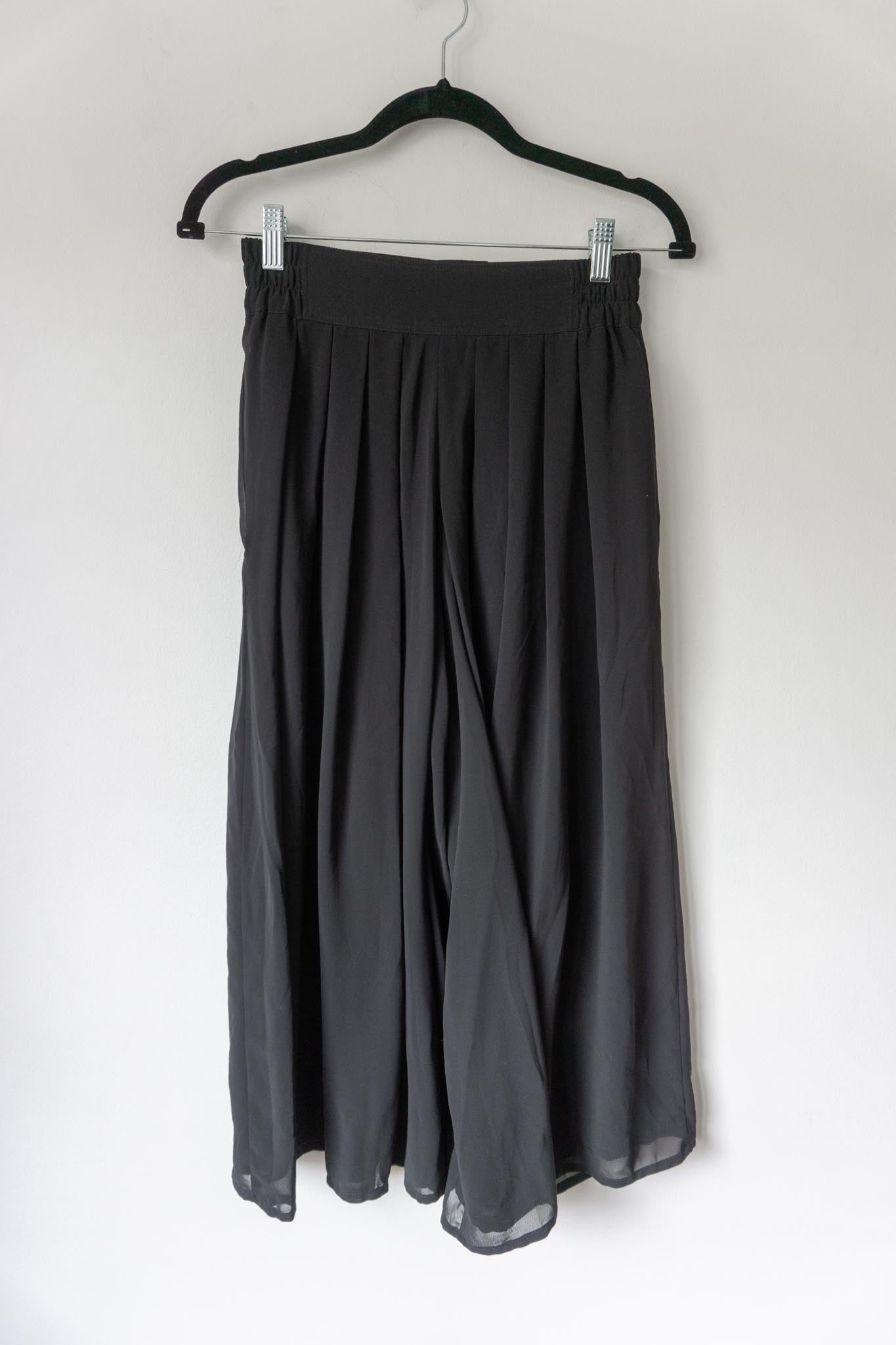 Vintage 80s wide leg Culotte, Hosenrock, S-M theplaincircle vintage