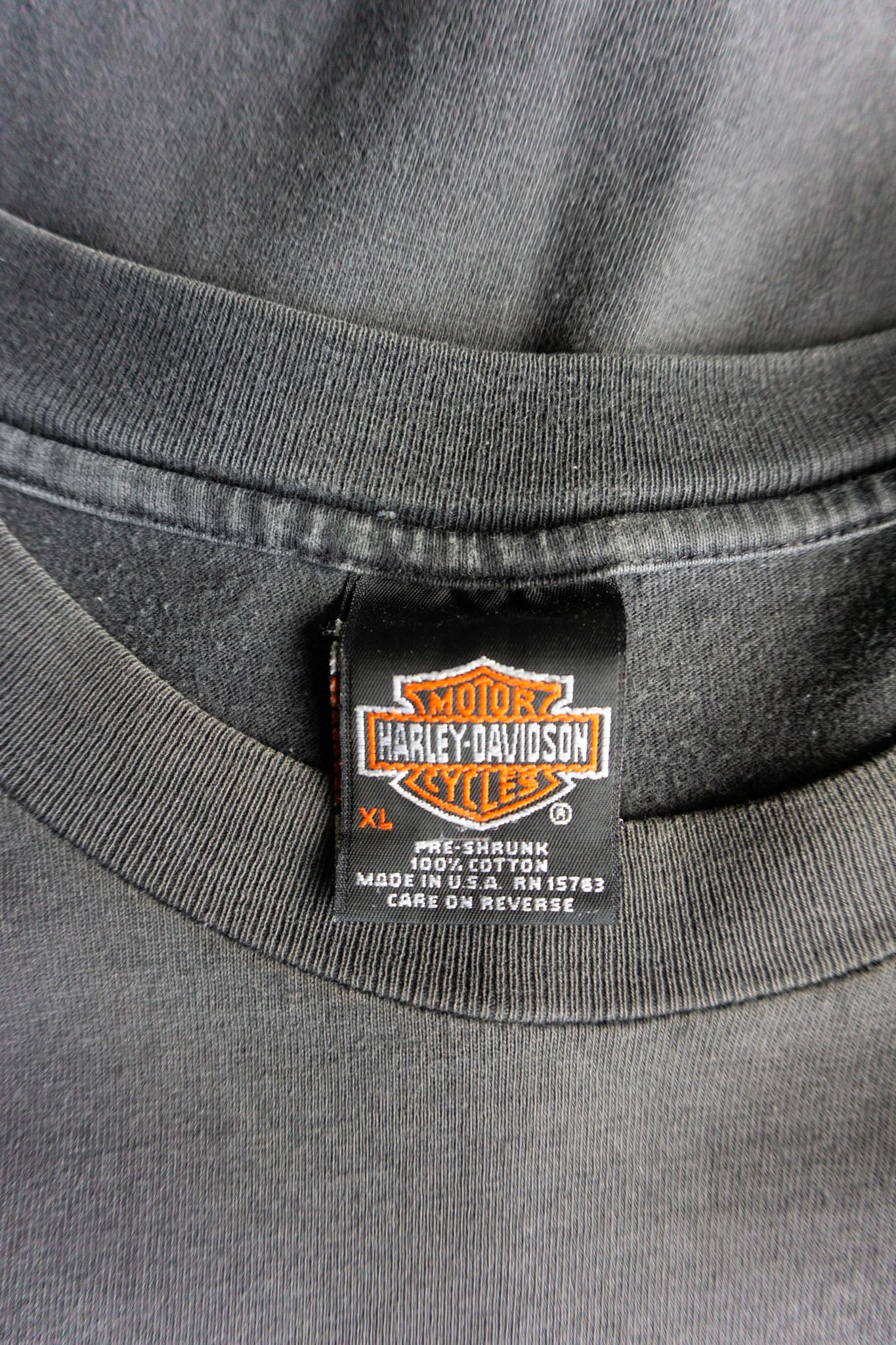 Vintage 1999 Harley-Davidson Cropped T-Shirt, XL