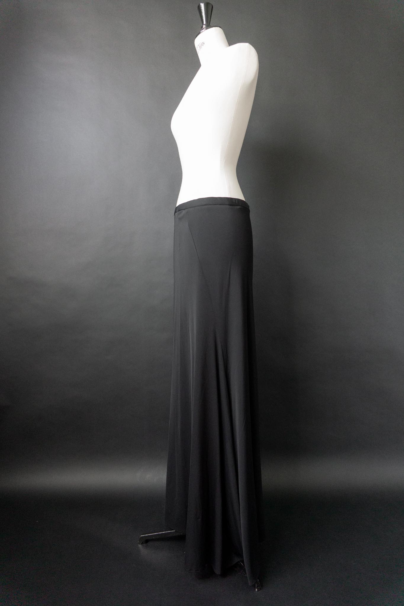 Vintage Marimekko Maxirock Schwarz, M–XL