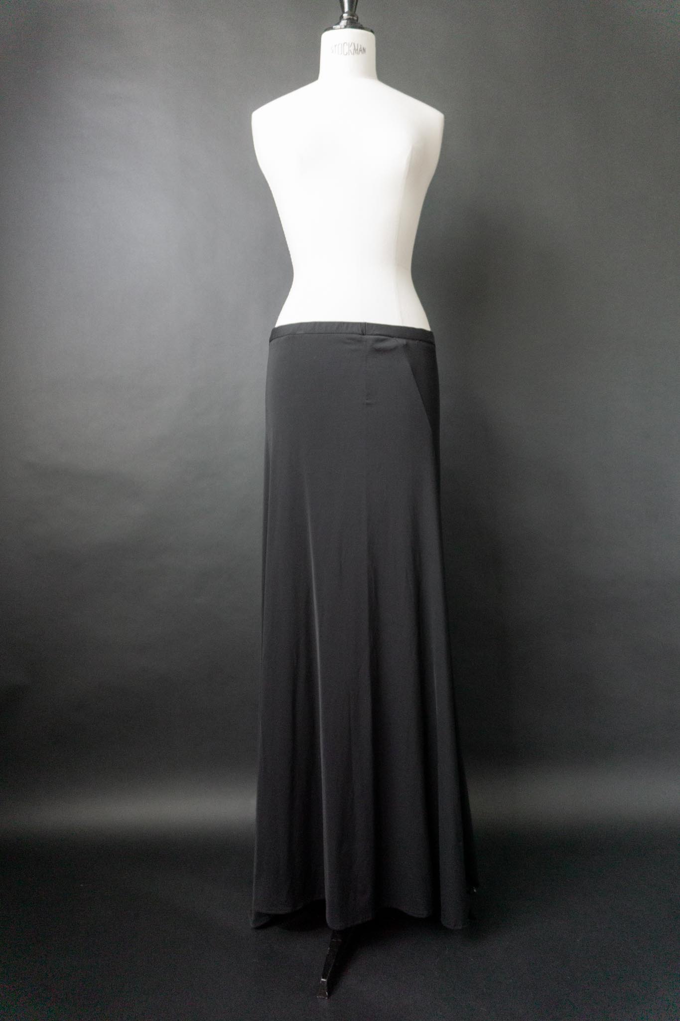 Vintage Marimekko Maxirock Schwarz, M–XL