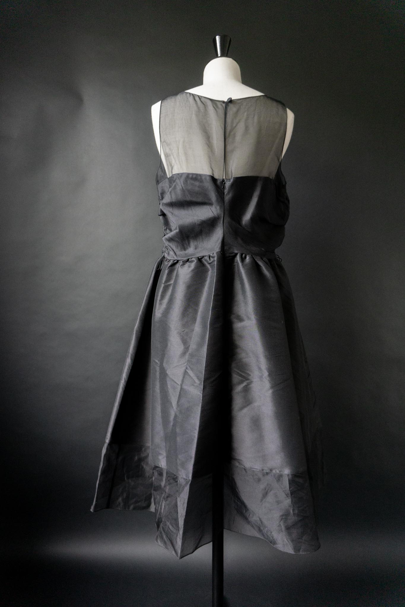 Vintage Karl Lagerfeld Kleid, Seide, M–L