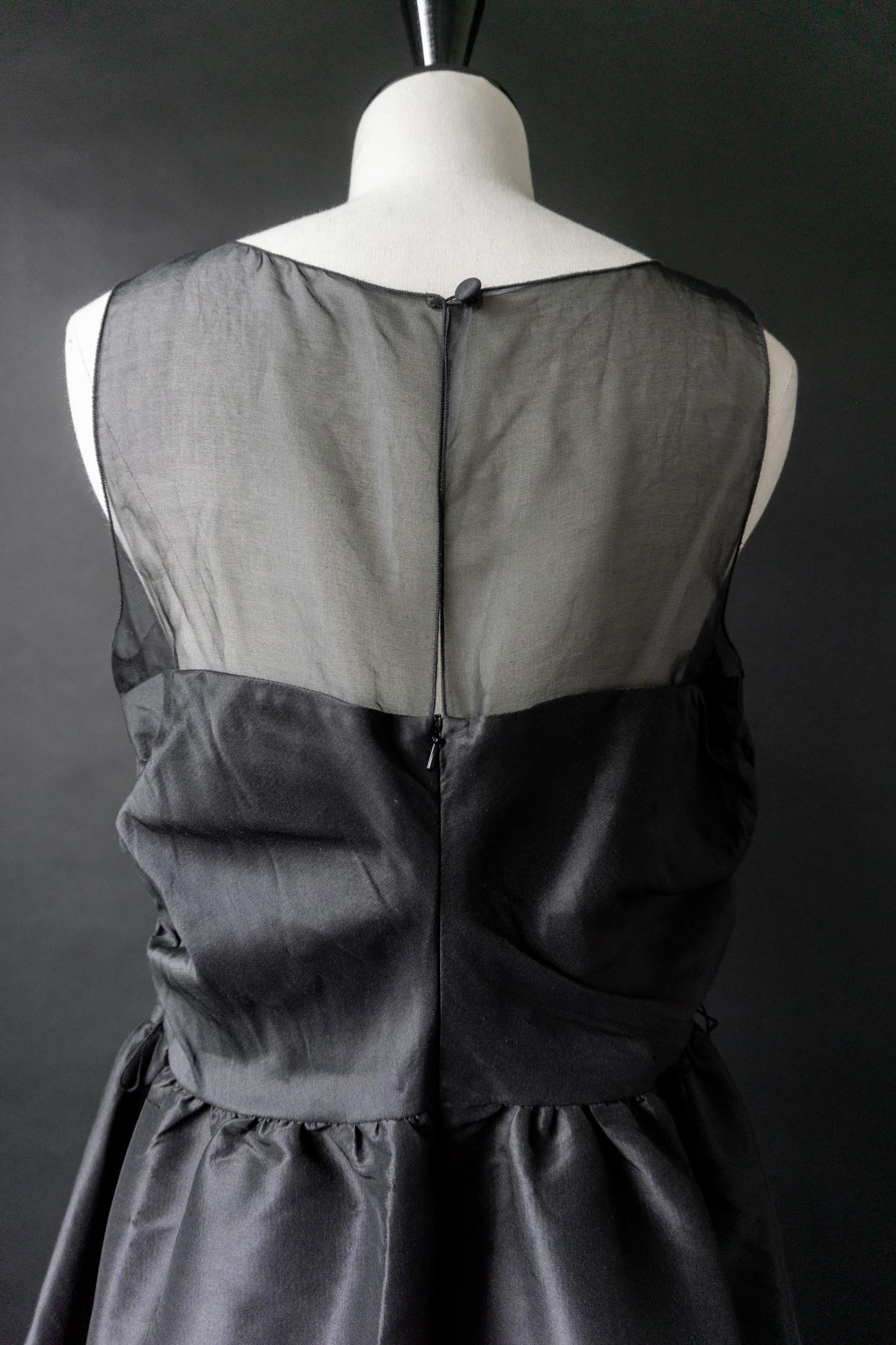Vintage Karl Lagerfeld Kleid, Seide, M–L