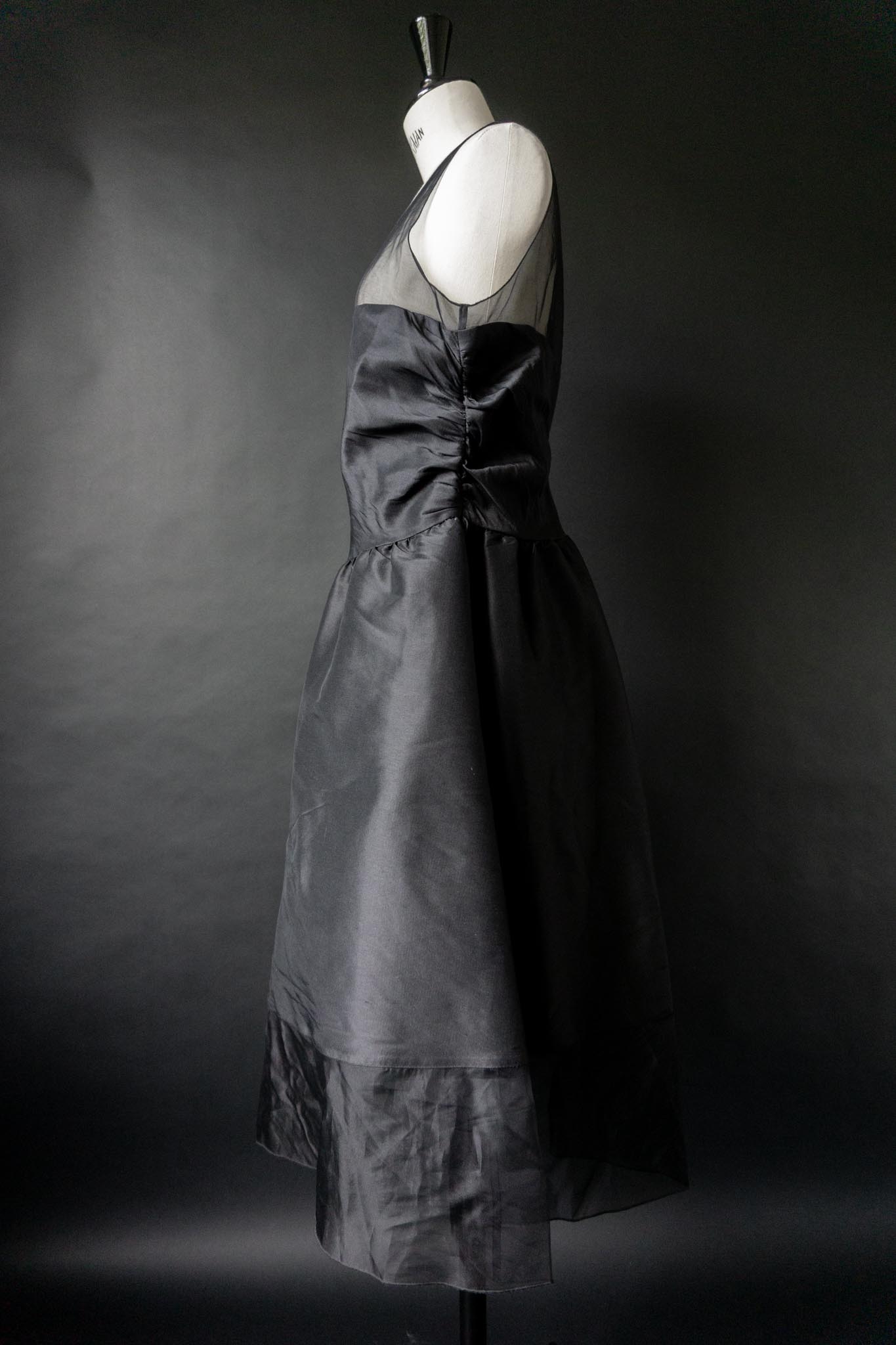 Vintage Karl Lagerfeld Kleid, Seide, M–L