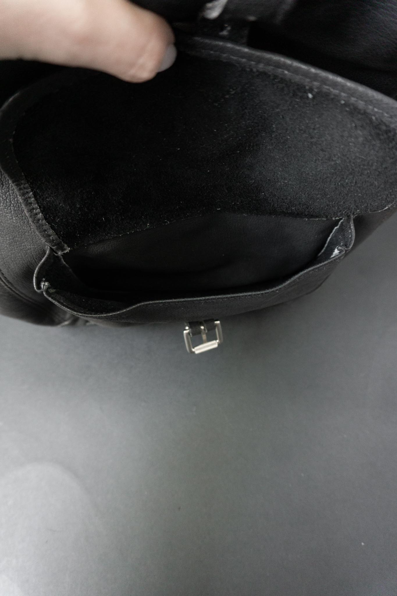 Vintage 90s Rucksack, Echtleder, Grunge