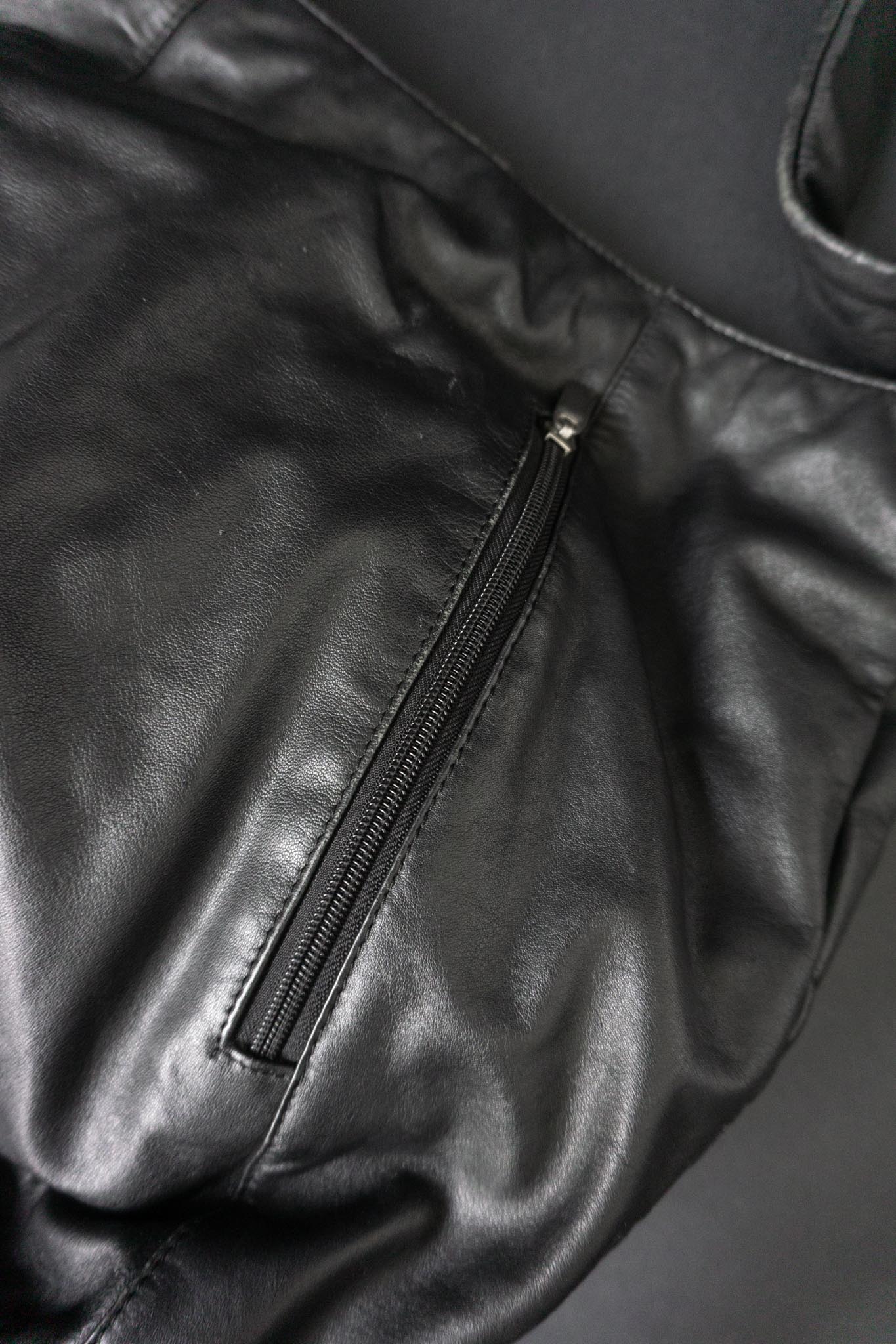 Vintage 90s Hobo Bag, Echtleder