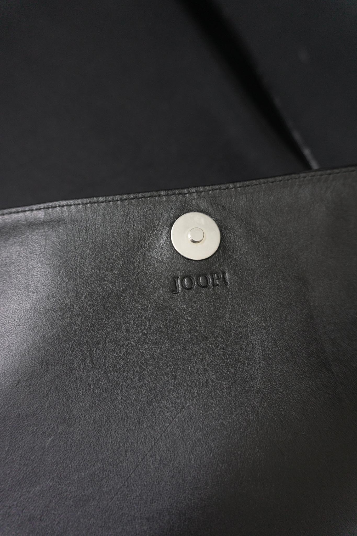 Vintage 90s Joop Handtasche, Echtleder, Goth