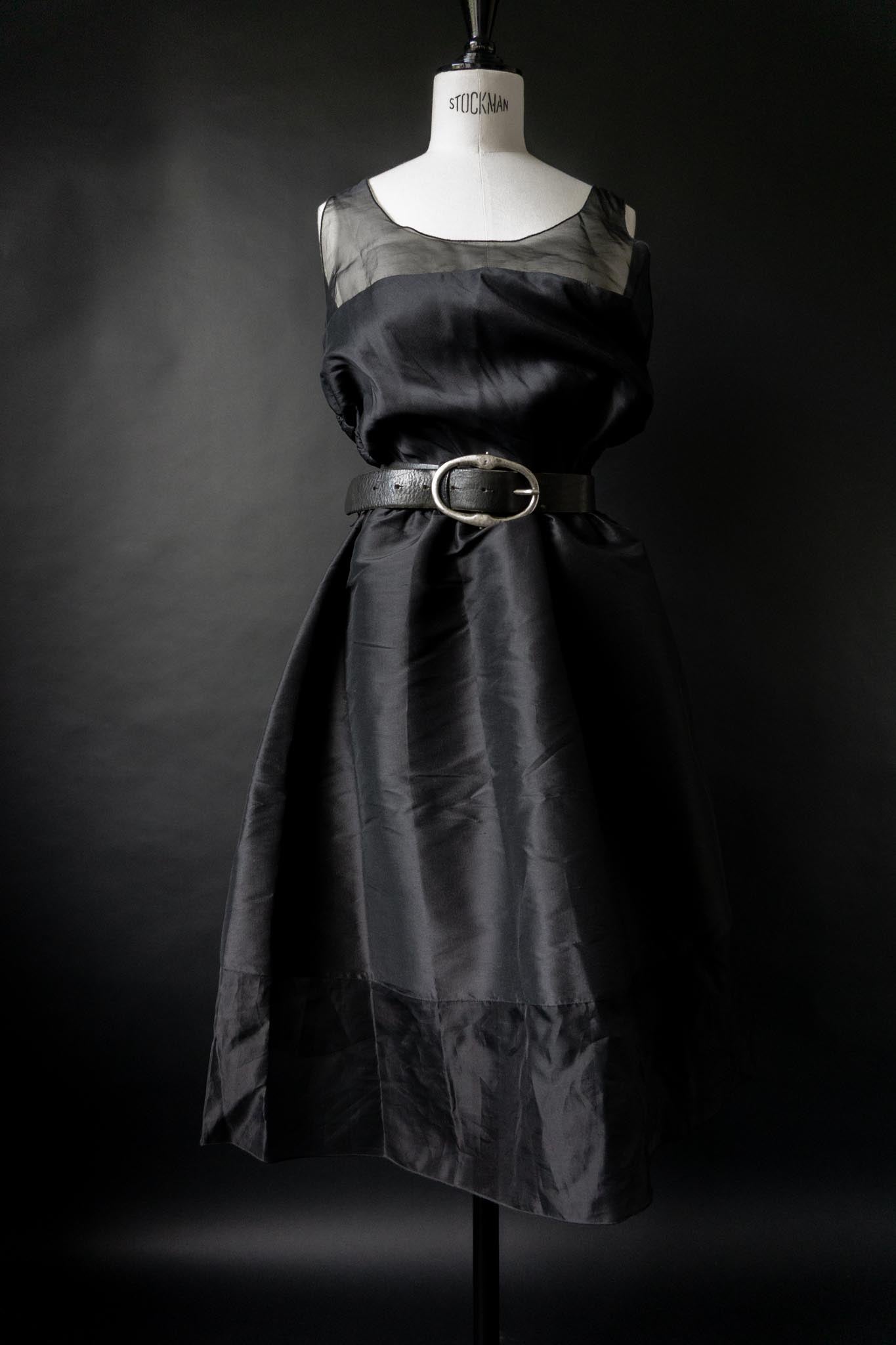 Vintage Karl Lagerfeld Kleid, Seide, M–L