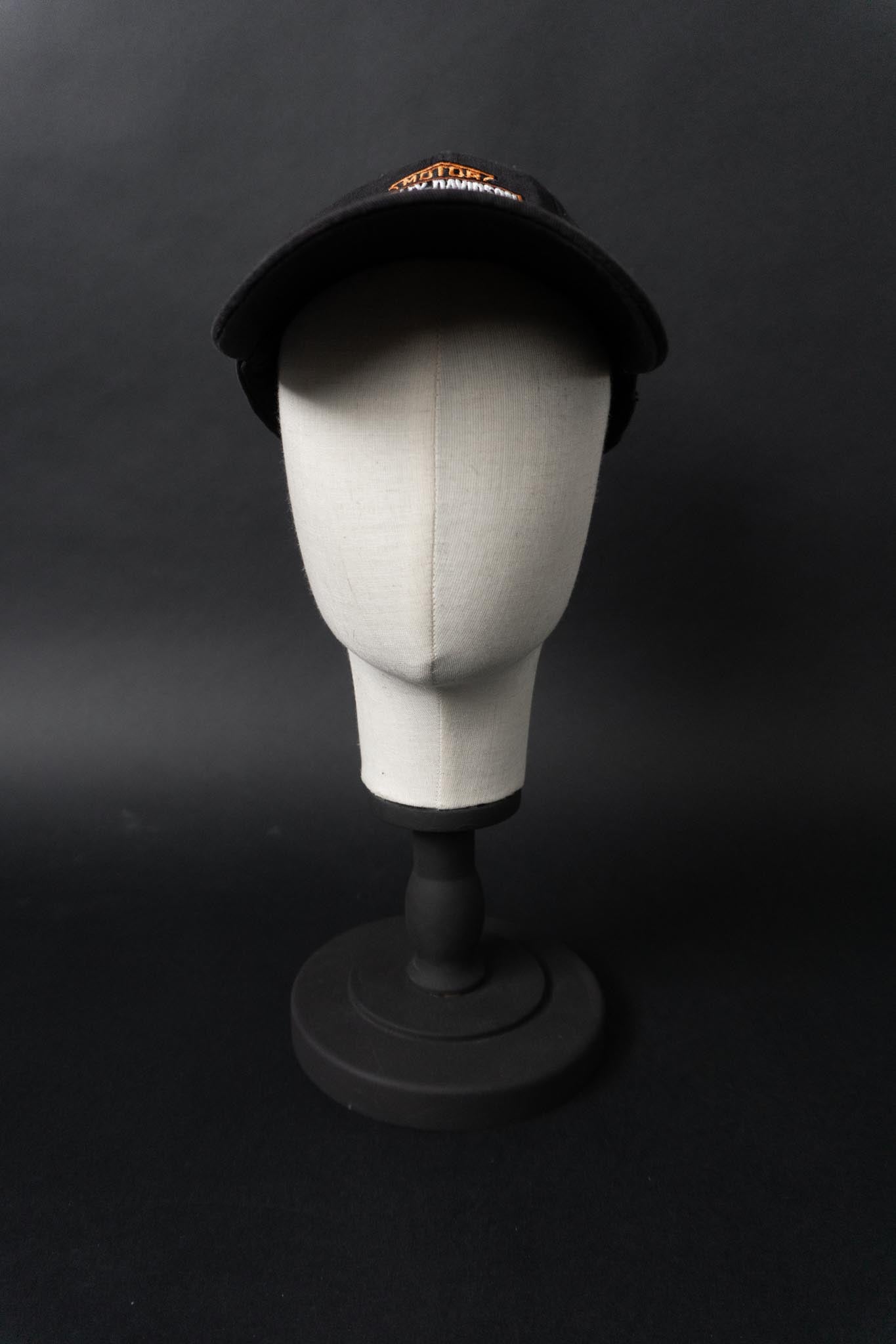 Vintage Harley-Davidson Baseball Cap – schwarze Logo-Kappe aus Baumwolle