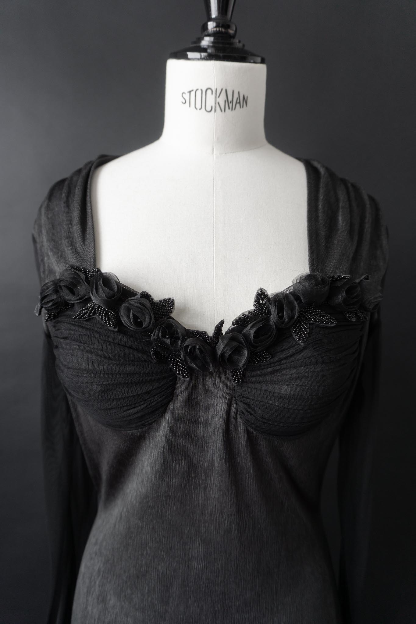 Gothic Kleid Bustier, M–L