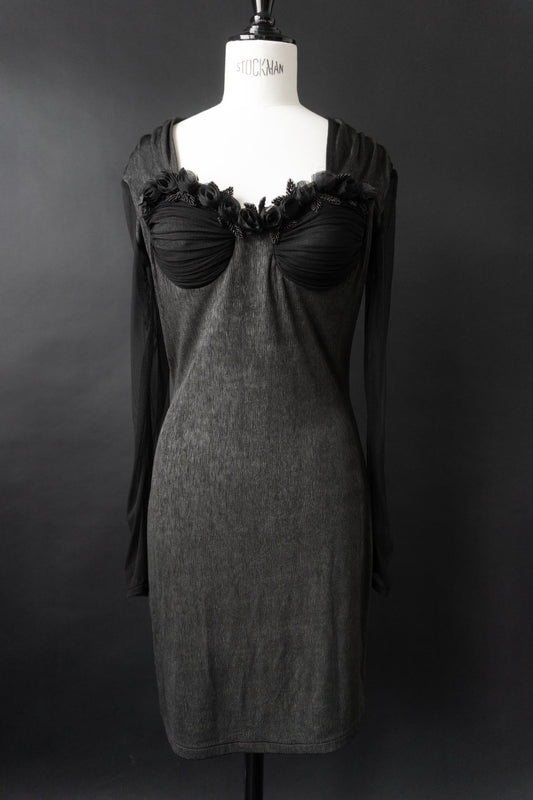 Gothic Kleid Bustier, M–L