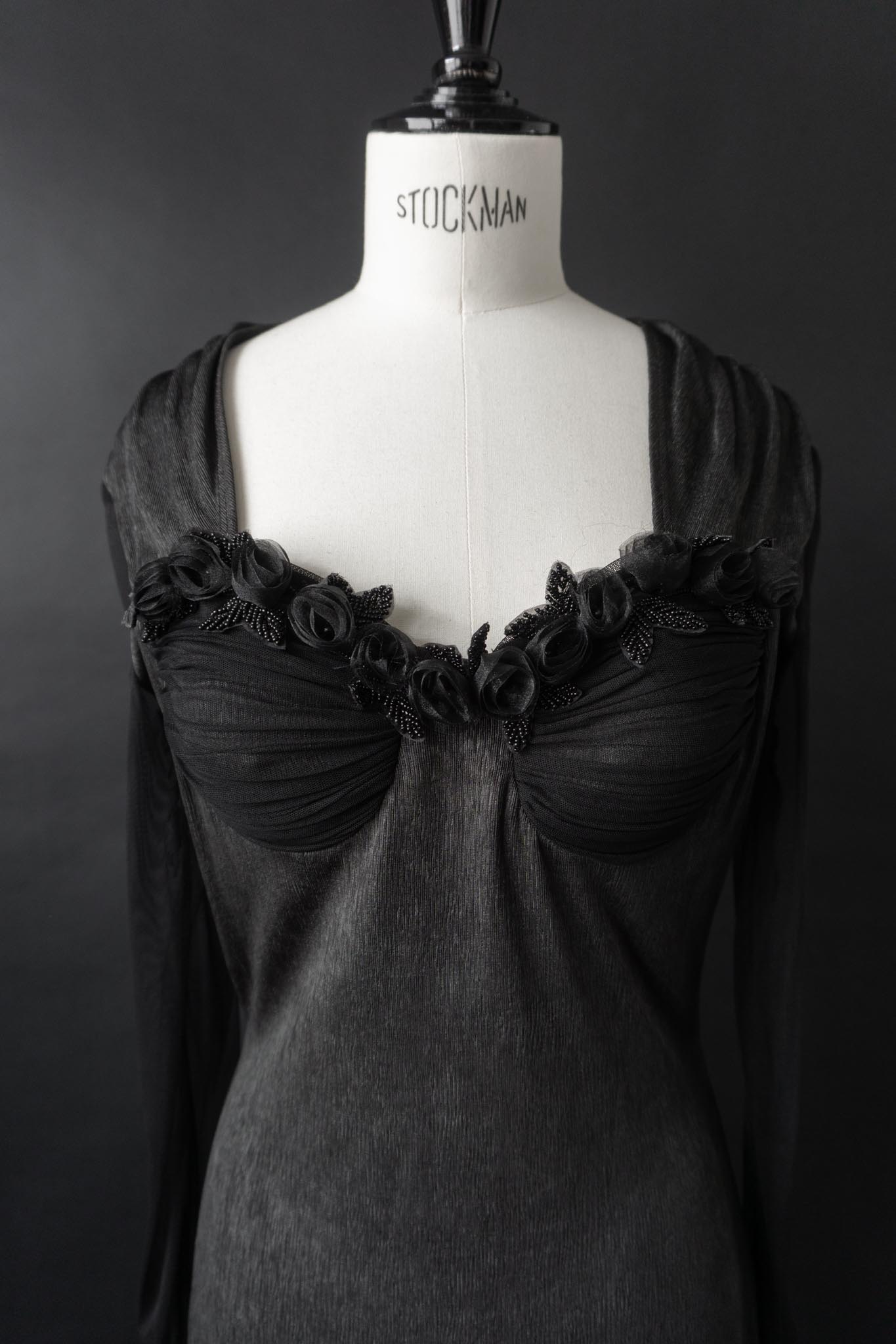 Gothic Kleid Bustier, M–L