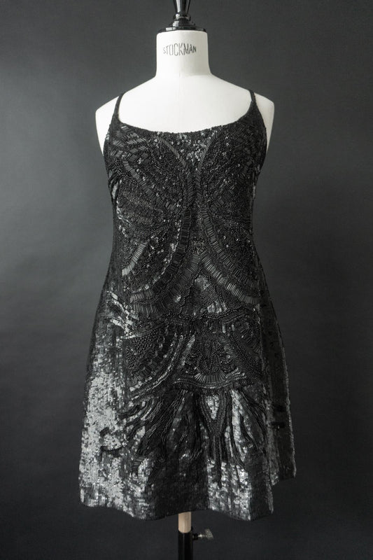 Kleid Pailetten Spitalfields, M–L